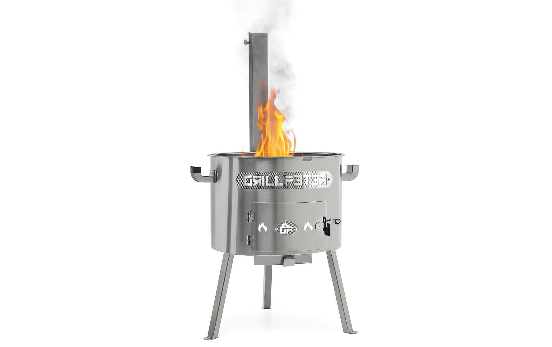 Grillpeter Holzkohlegrill Utschak Timur – Ø 45 cm, Edelstahl