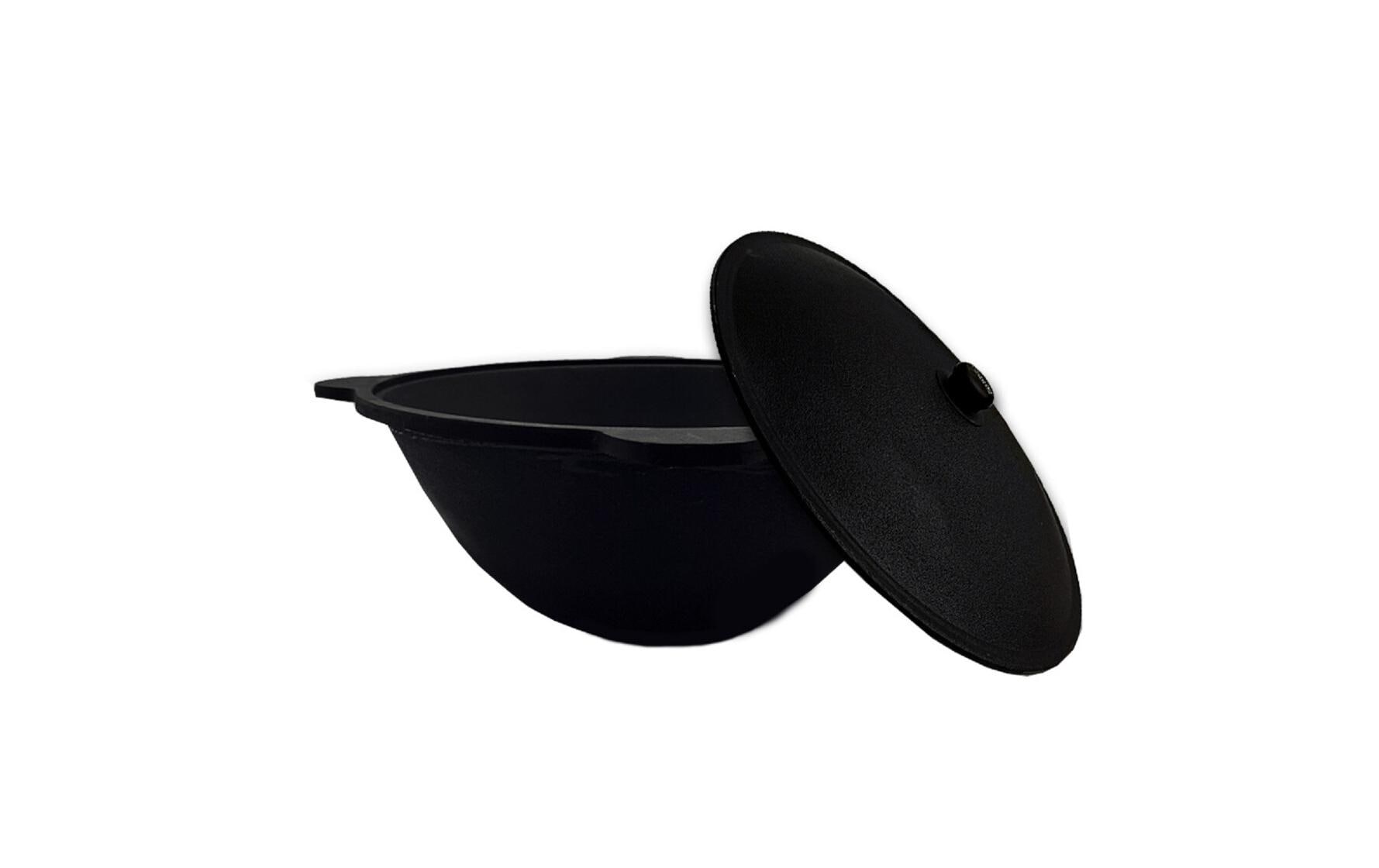 Grillpeter Kochtopf – 16 l, Ø 46,5 cm, Aluminium/Gusseisen, Schwarz