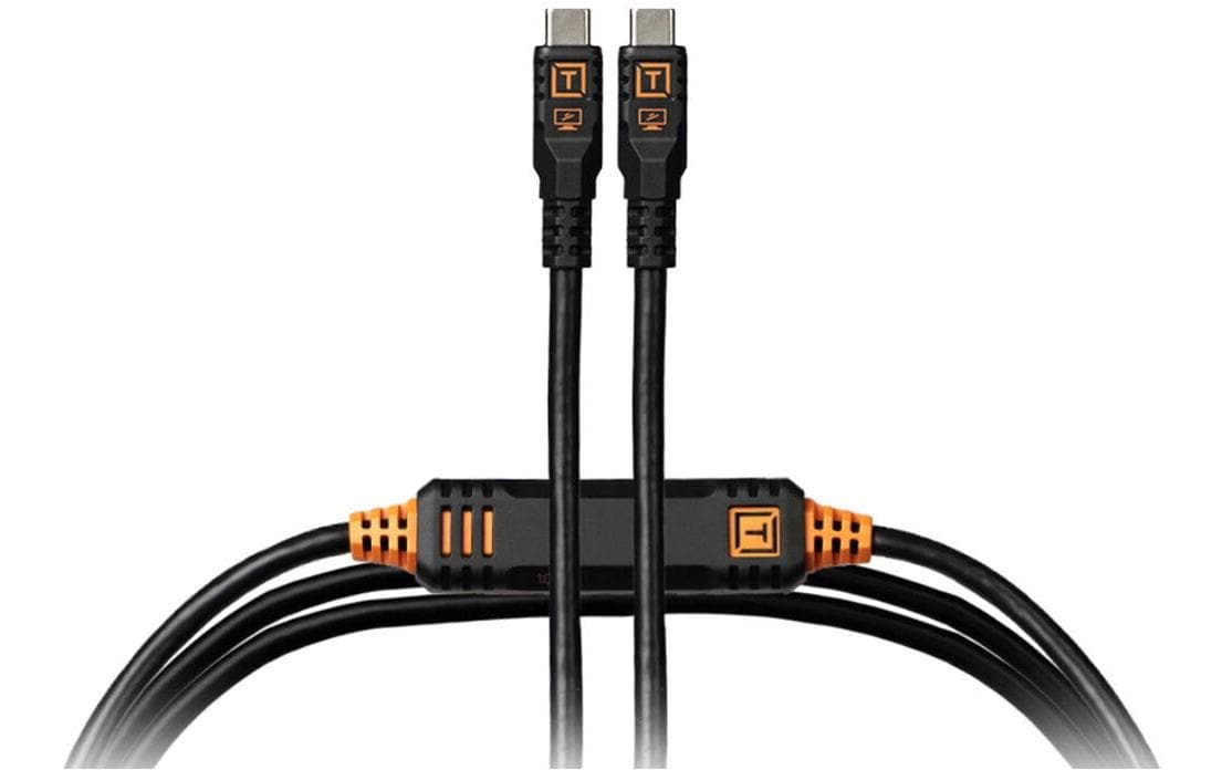 Tether Tools USB-C auf USB-C Kabel – 4,6 m – Schwarz
