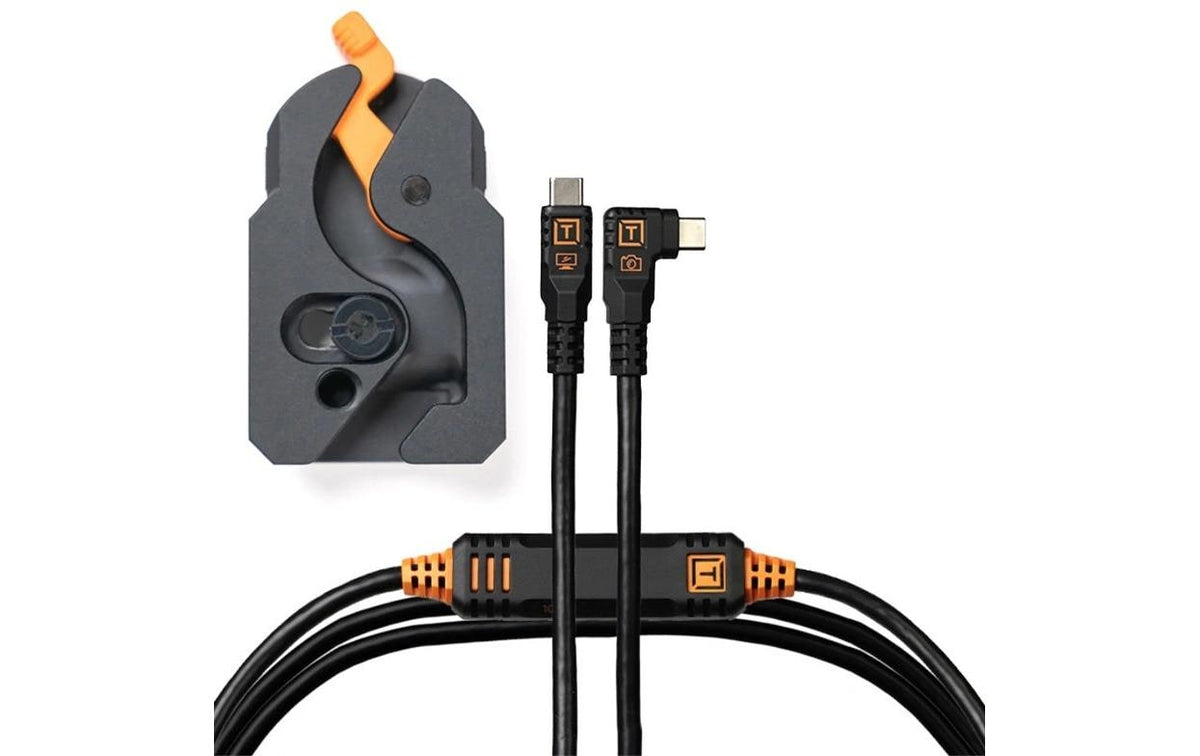Tether Tools USB-Kabel – USB 3.2 Gen 2 (10 Gbit/s) – 4,6 m – LeverLock – Schwarz