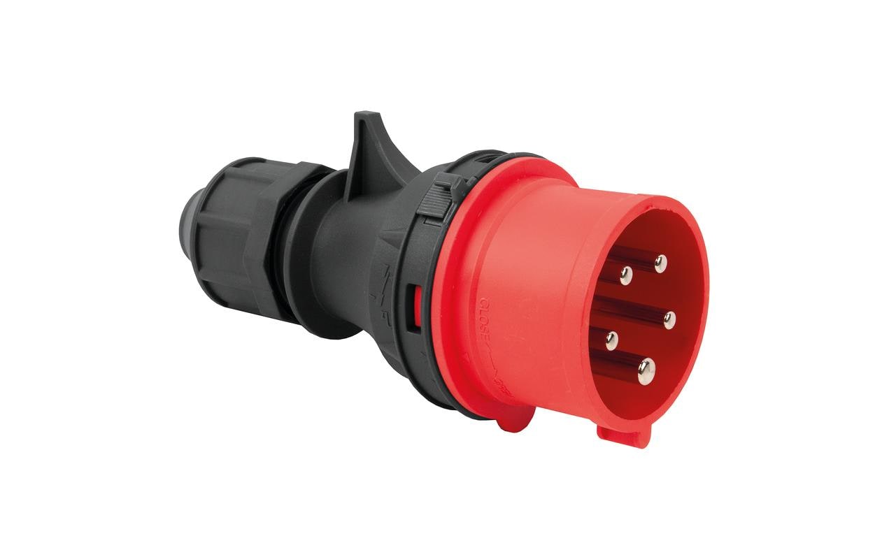 Steffen Adapterkabel, CEE 16-5–CEE 16-5, IP44, vernickelt