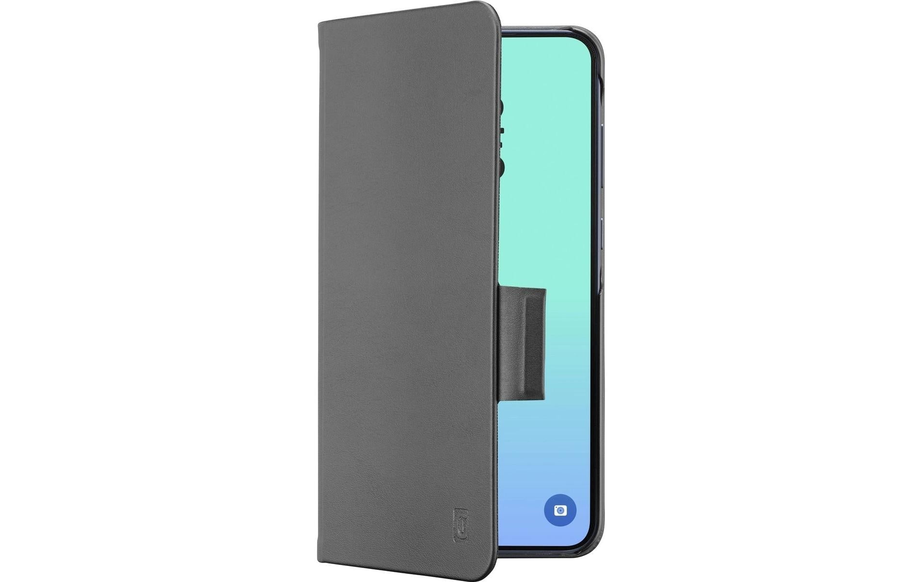 Cellularline Book Case 3 Folio – für Samsung Galaxy S26, mit Kartenfach, PU, Schwarz, Magnetverschluss