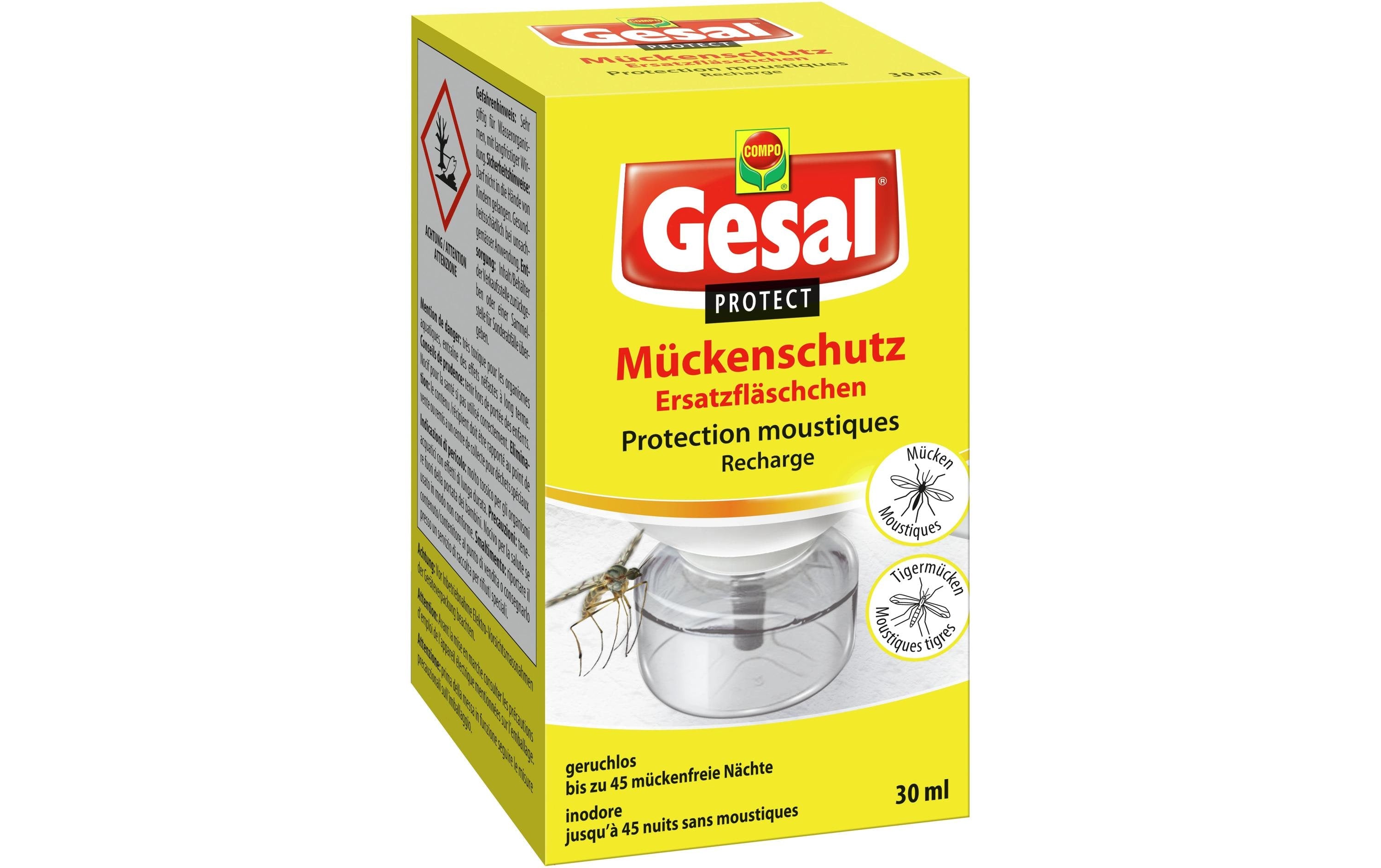 Gesal Insektenfalle – 30 ml – 5,2 × 9,5 cm – für Mücken