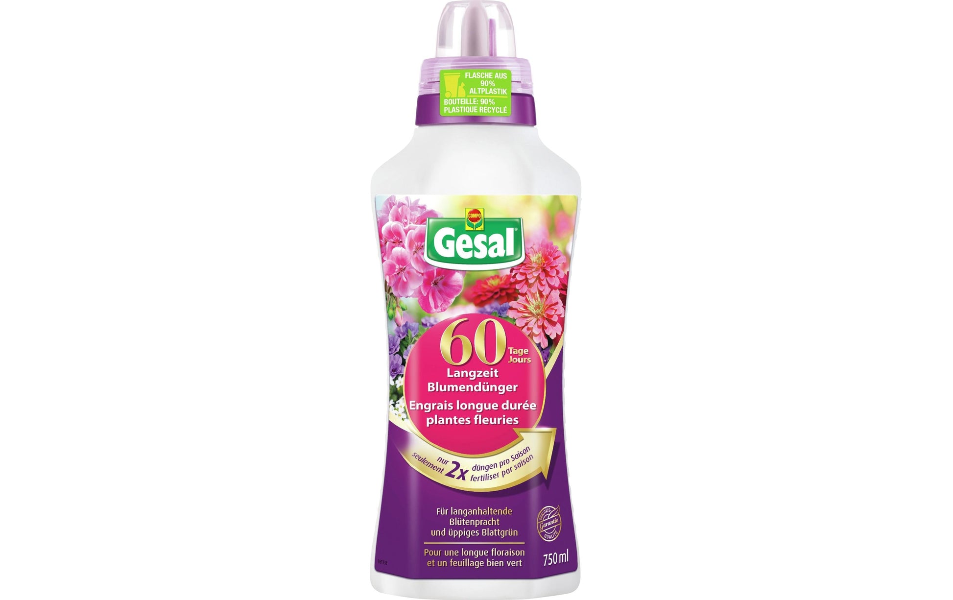 Gesal Langzeit-Blumendünger, 0,8 l, Konzentrat, Flüssig