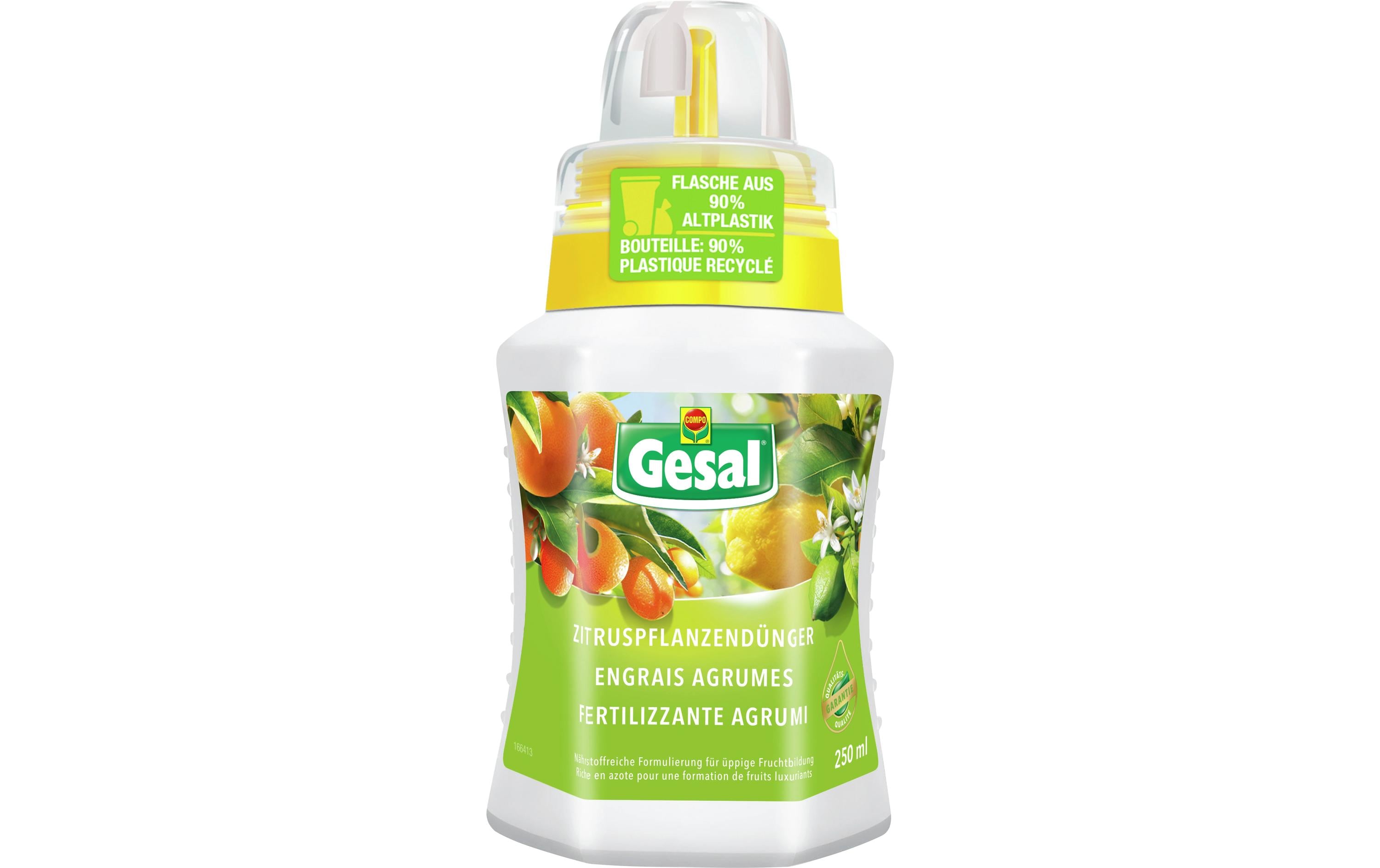 Gesal Flüssigkonzentrat Dünger, NPK 8+6+6, 0,3 l – für Zitruspflanzen