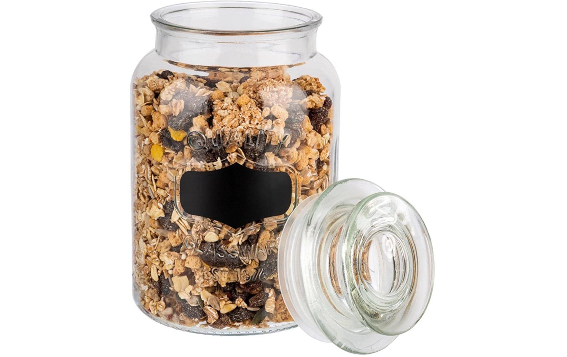 APS – Vorratsdose 1,2 l, Ø 11,5 × 19,5 cm, Glas, Transparent