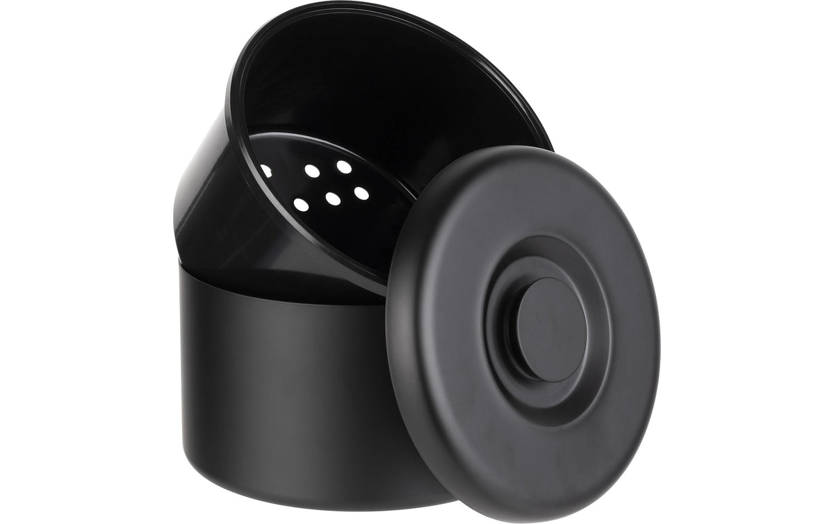 APS Eiswürfelbehälter ARCTIC – Ø 27 × 20 cm, 6 l, Aluminium, Schwarz, 300 Eiswürfel