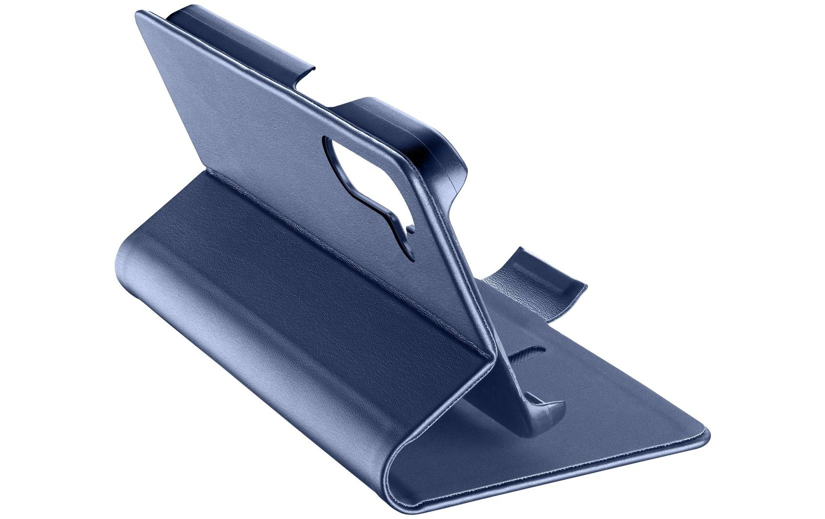 Cellularline Book Case 3 Folio – für Samsung Galaxy S26, mit Kartenfach, PU, Blau, Magnetverschluss