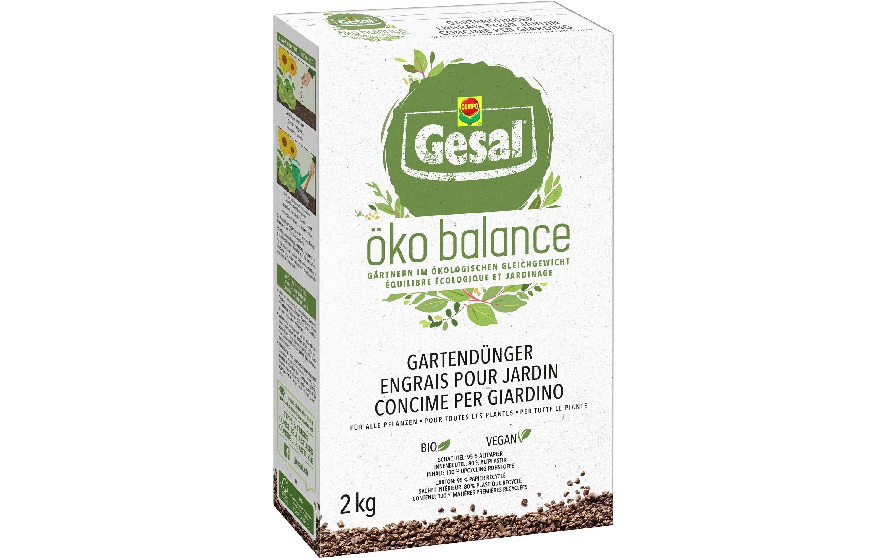 Gesal Gartendünger, Granulat, Bio – 2 kg