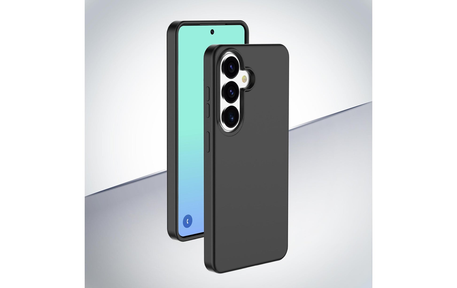 Cellularline Sensation+ Backcover – für Samsung Galaxy S26, Silikon, Schwarz