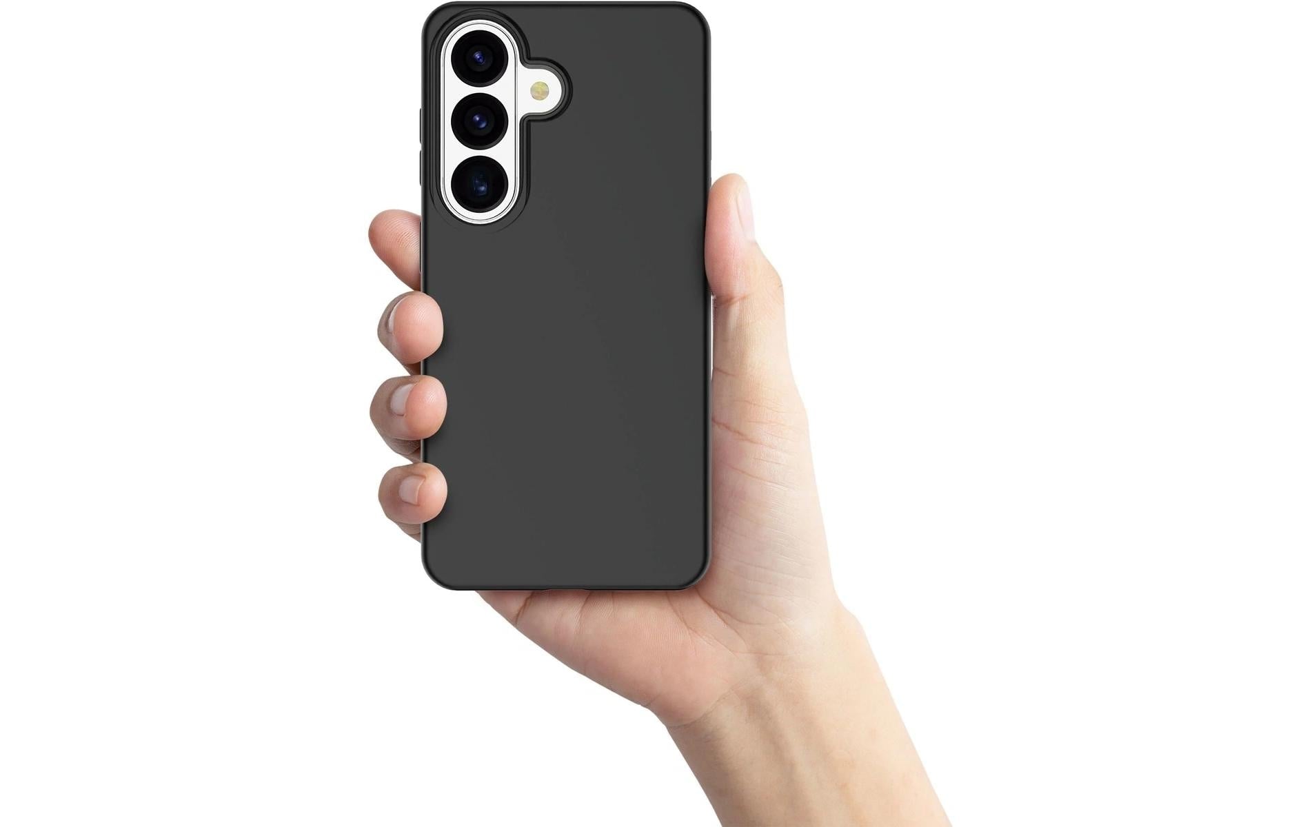 Cellularline Sensation+ Backcover – für Samsung Galaxy S26, Silikon, Schwarz
