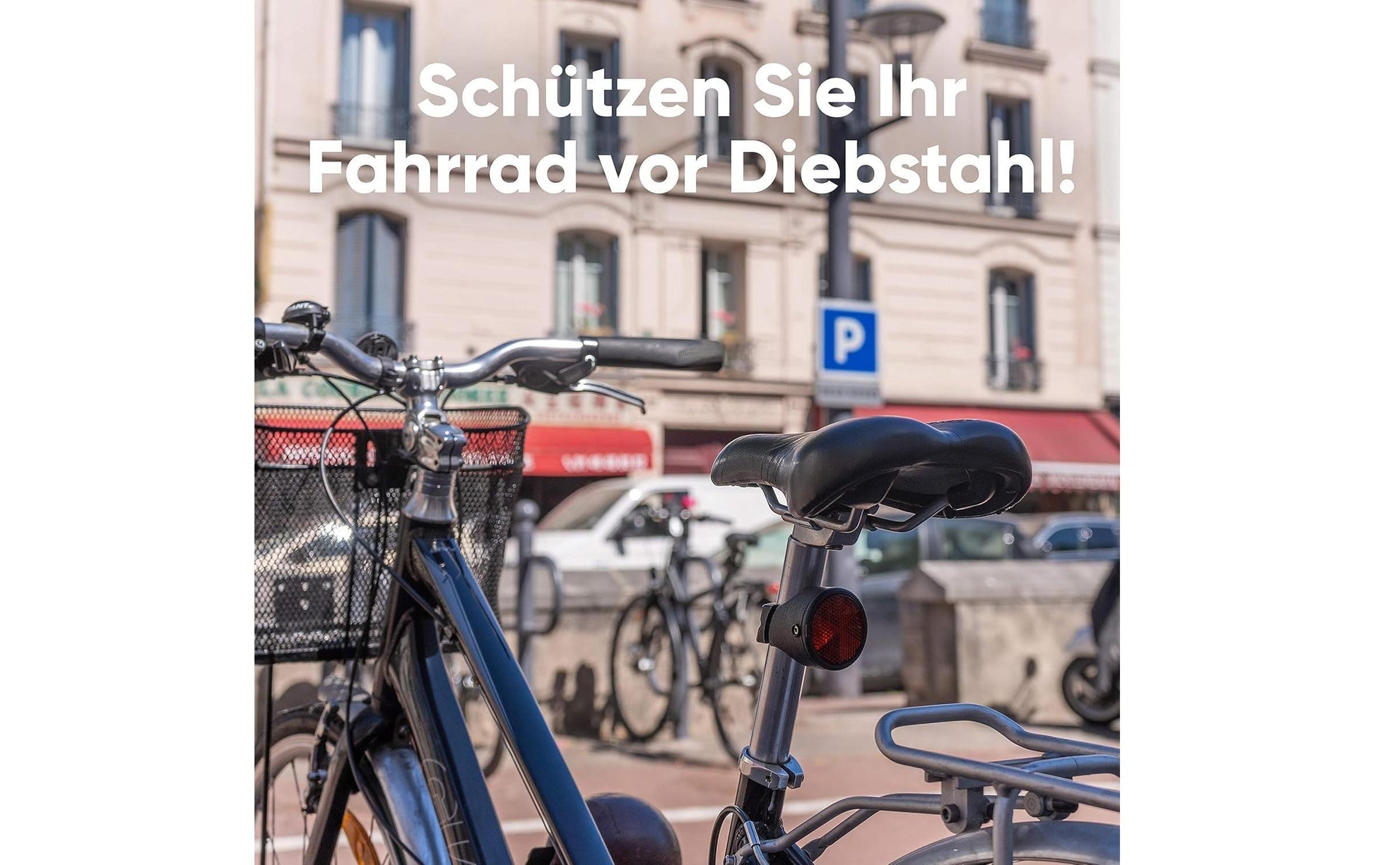 Invoxia GPS Bike Tracker – Schwarz, für Android, iPhone