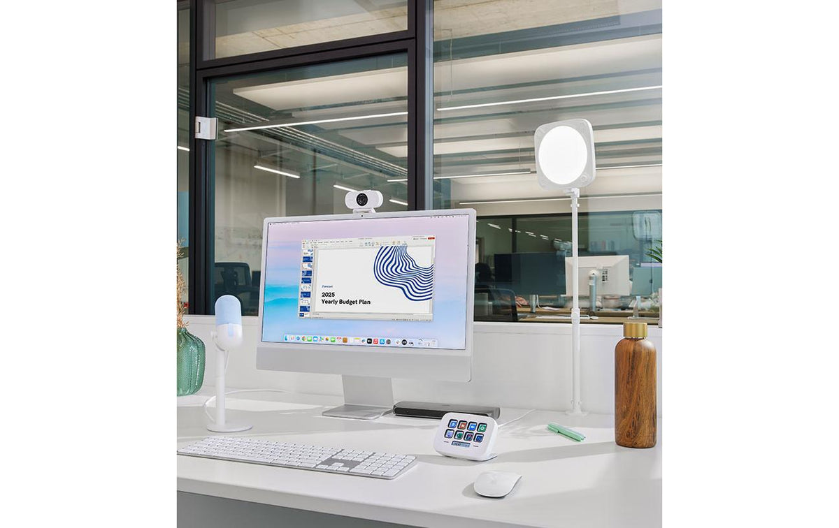 Elgato 10ABA9901 – Klemme für Key Light Neo, Weiss