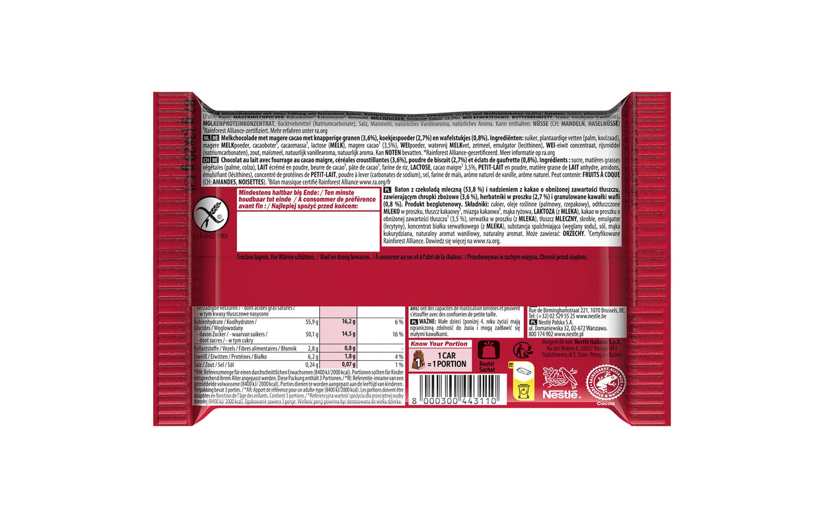 Nestlé snacks KitKat ICON F1 – Milchschokolade – 87 g