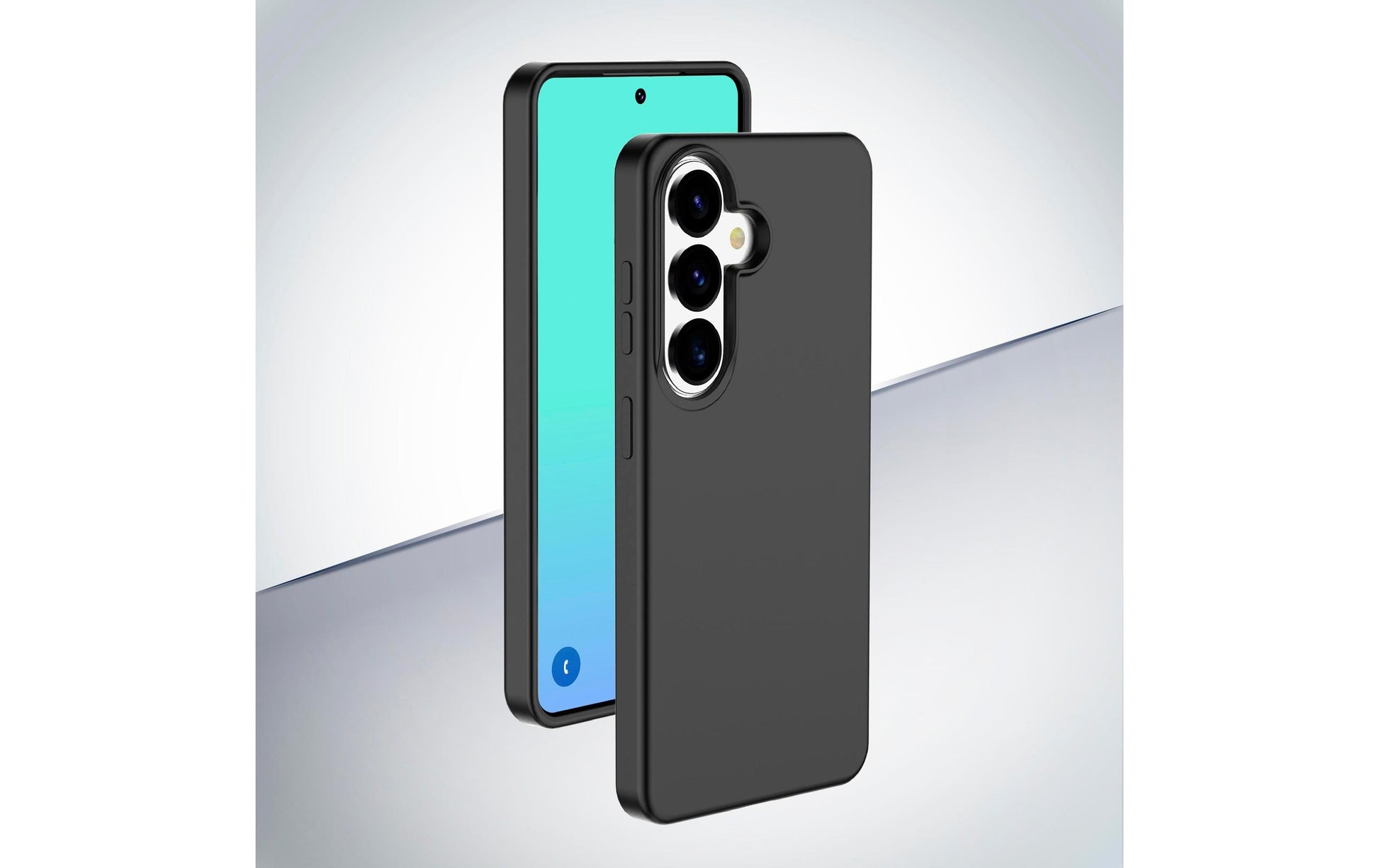 Cellularline Sensation+ Backcover – für Samsung Galaxy S26, Silikon, Schwarz