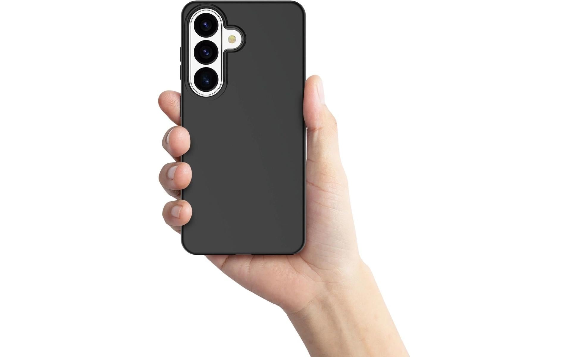 Cellularline Sensation+ Backcover – für Samsung Galaxy S26, Silikon, Schwarz