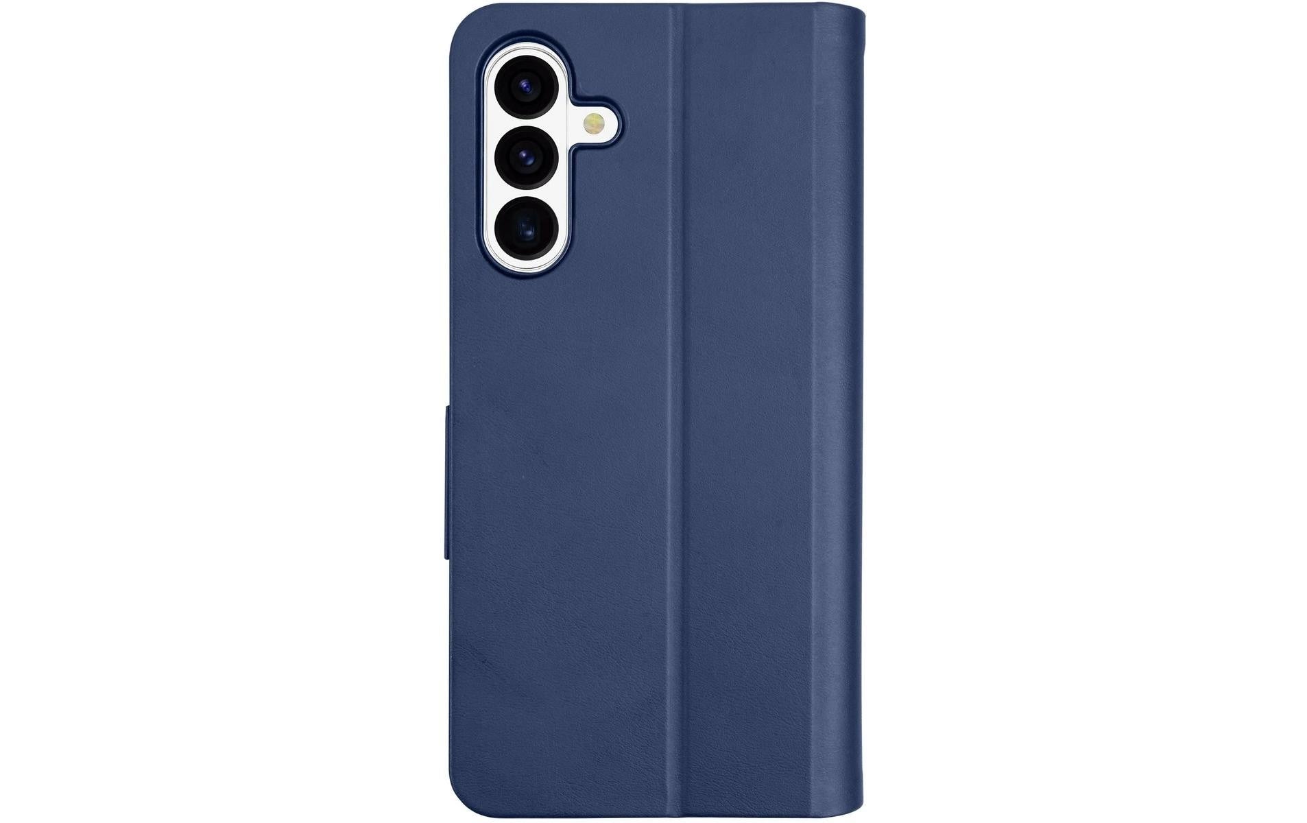 Cellularline Book Case 3 Folio – für Samsung Galaxy S26, mit Kartenfach, PU, Blau, Magnetverschluss