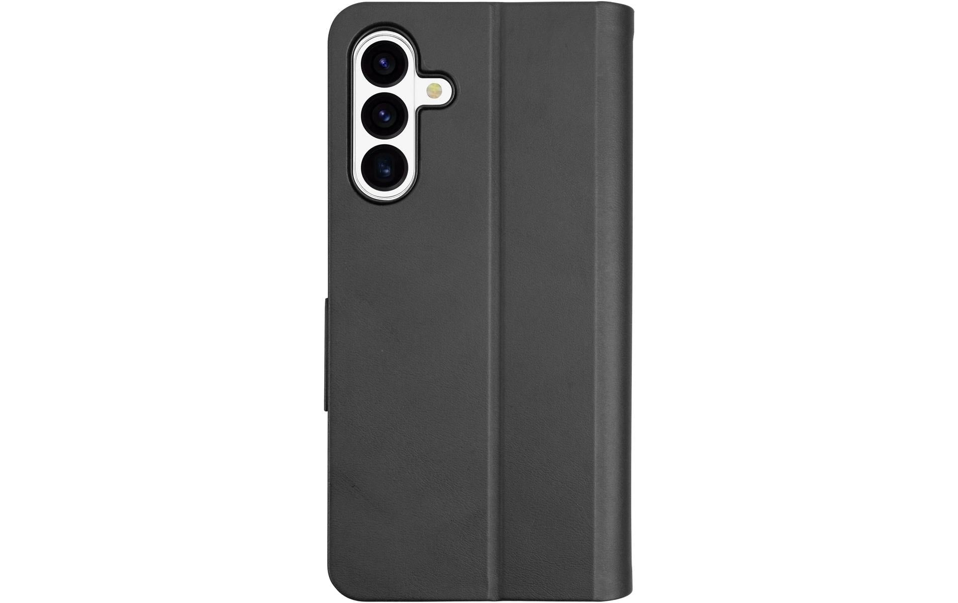 Cellularline Book Case 3 Folio – für Samsung Galaxy S26, mit Kartenfach, PU, Schwarz, Magnetverschluss