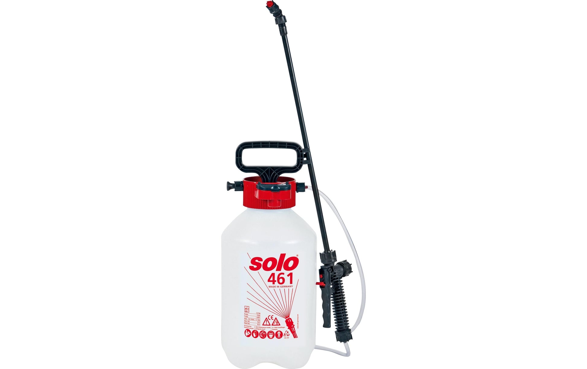 Solo Drucksprüher 461 – 5 l – transparent – 42,0 × 20,2 × 54,0 cm