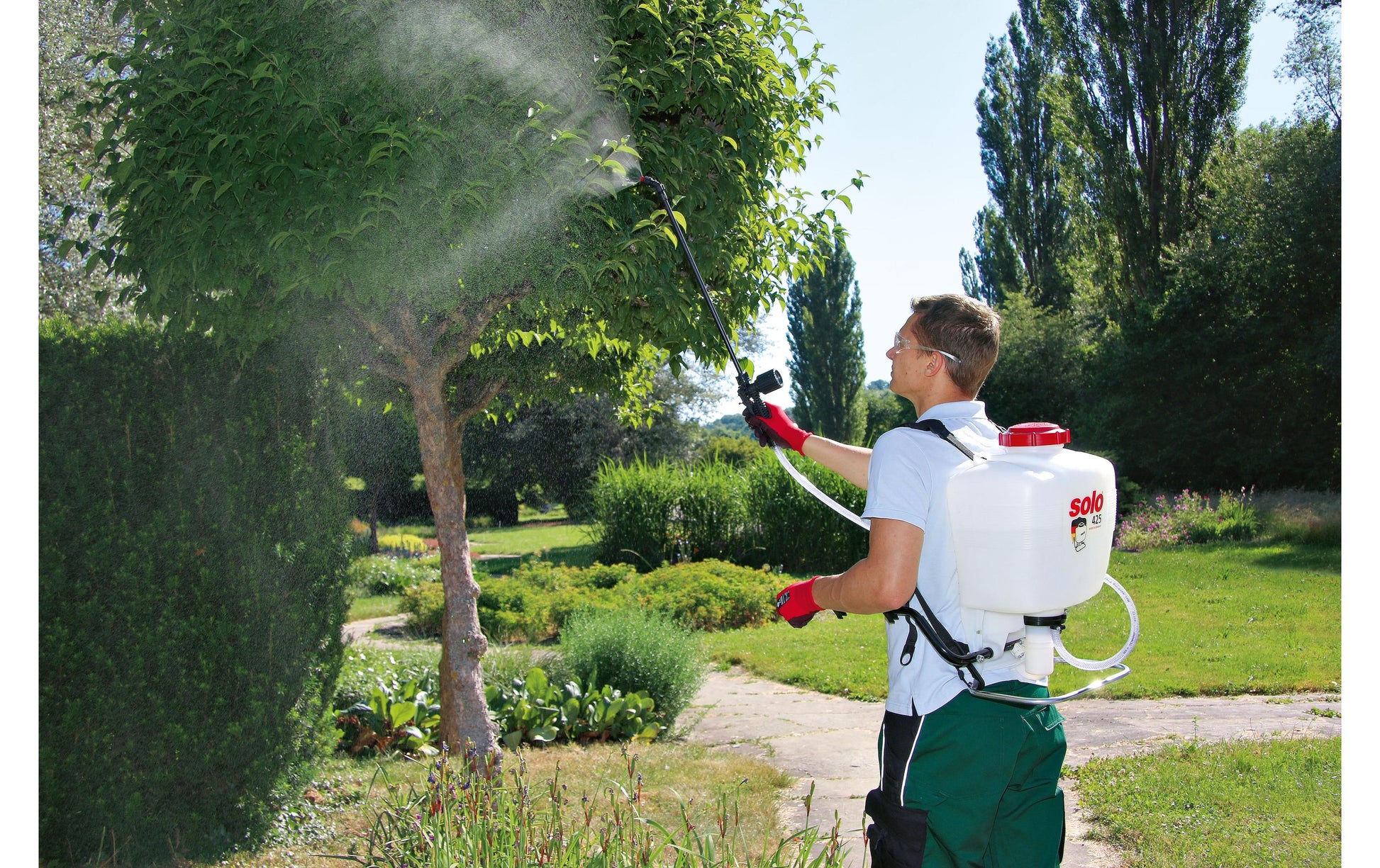 Solo Drucksprüher 425 Comfort – 15 l – Kunststoff – Weiss