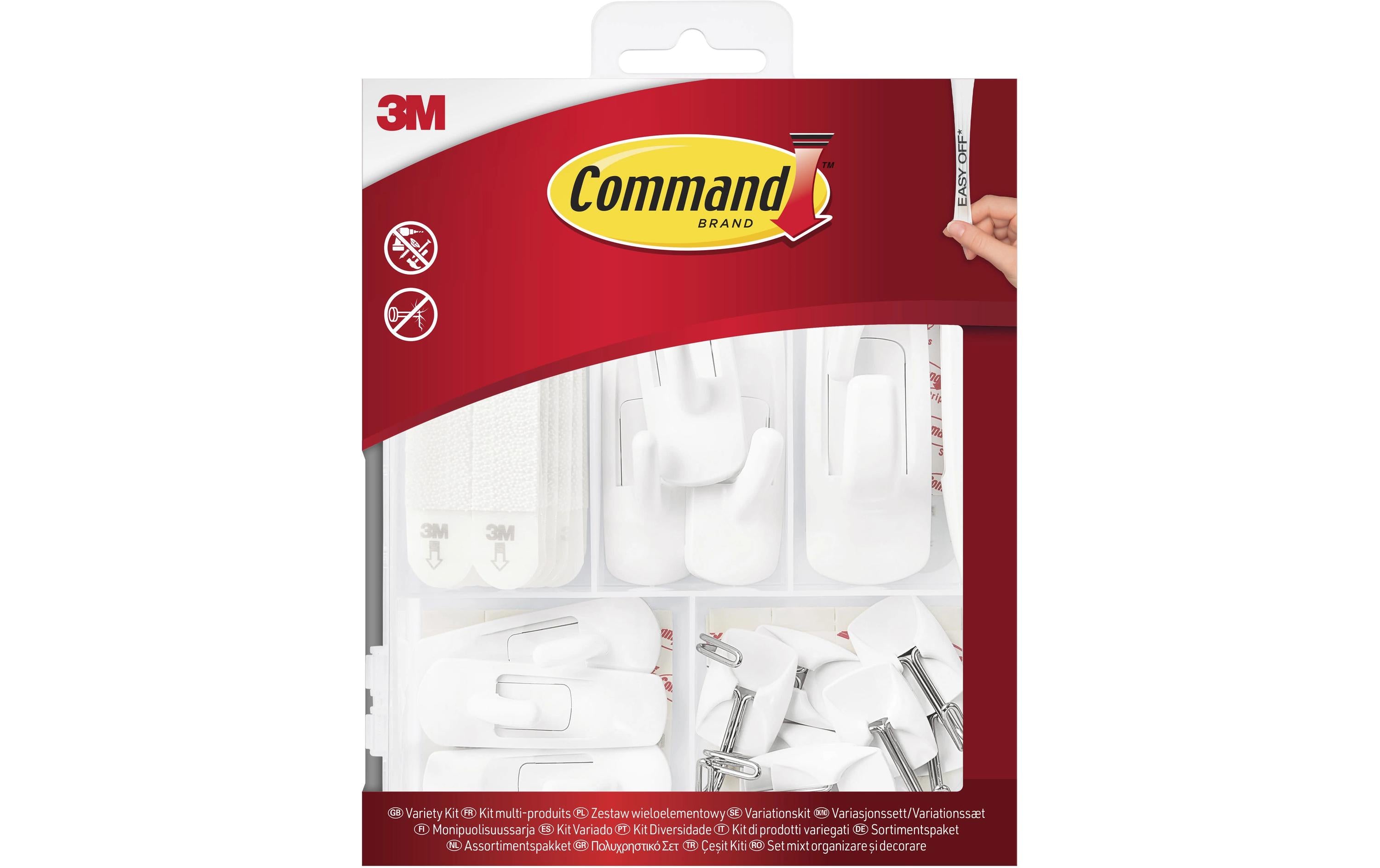 Command Haken – Kunststoff – Weiss – 2 kg – 43 × 155 mm