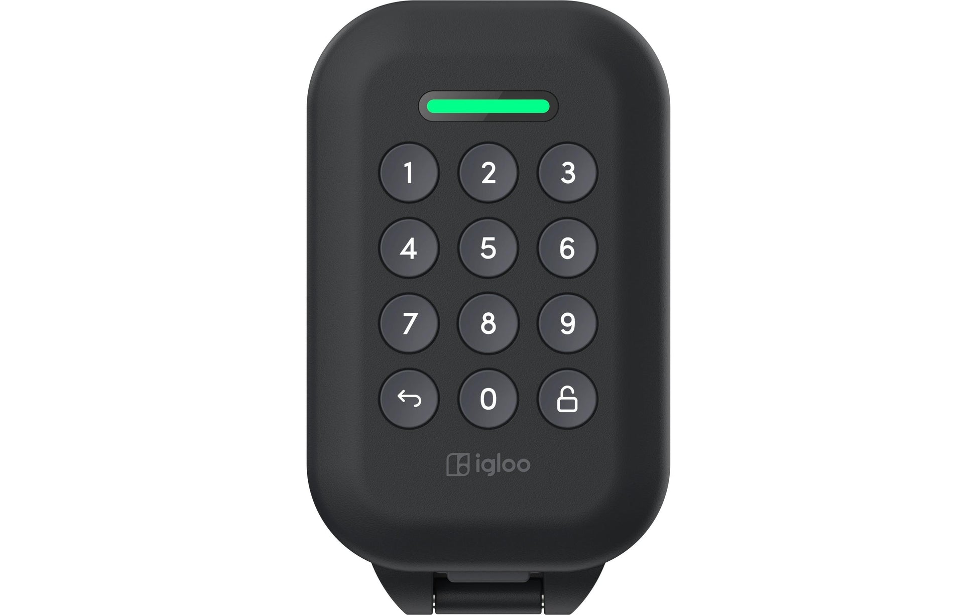 igloohome Lockbox Schlüsselsafe – Metall, 148×62×85 mm, BT, Aussen, Schwarz