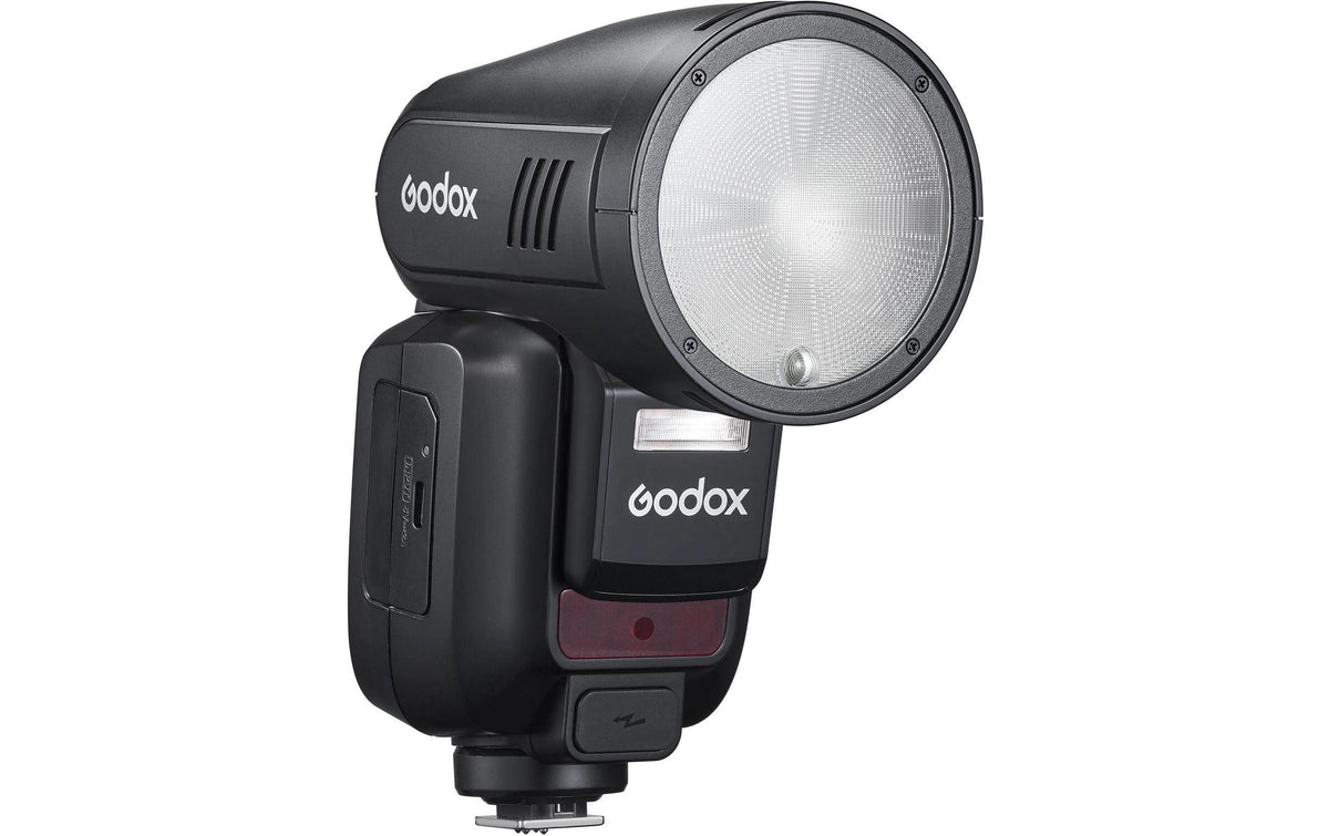Godox V1-P Aufsteckblitz – GN 28, 1/1–1/256, 2600 mAh Li‑Ion – für Pentax