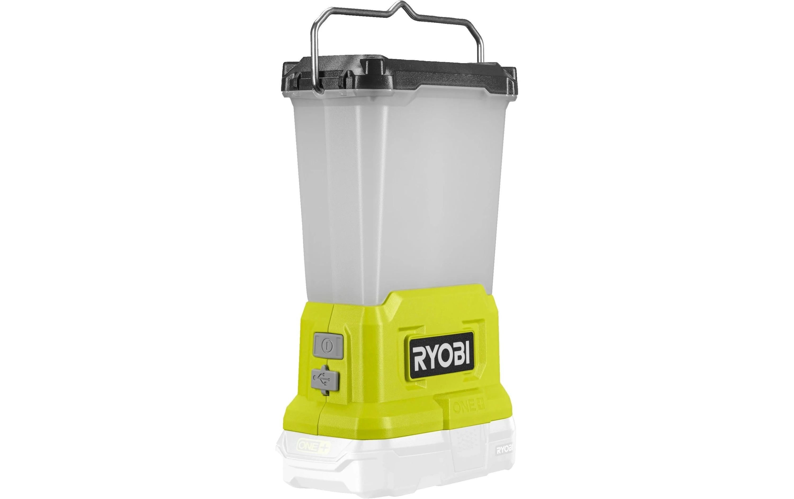 Ryobi werkstatt Ryobi Akku-Laterne RLL18-0 – 850 lm, warmweiss, dimmbar, für Ryobi ONE+ 18 V – Grün
