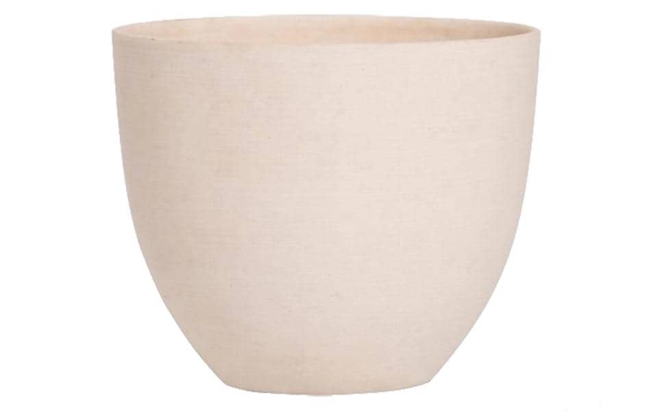 Pottery pots Pflanzentopf – Ø 18 × 15 cm – Ton, Weiss