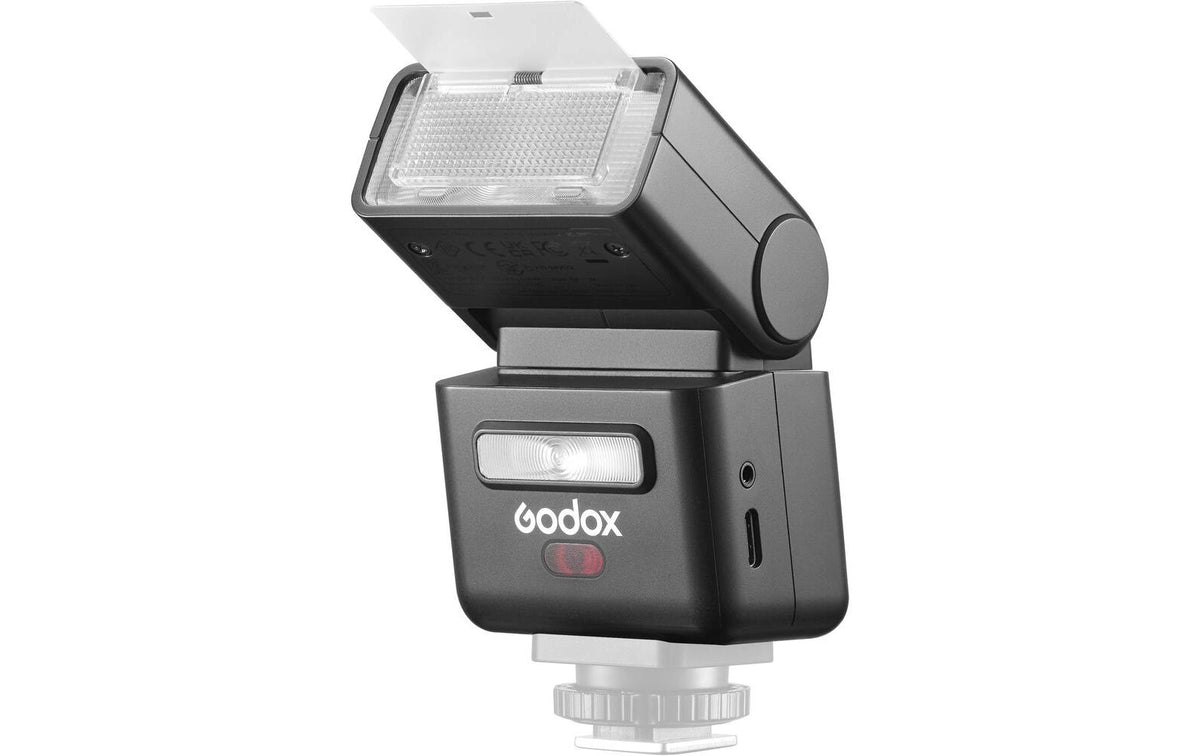 Godox iT32 Aufsteckblitz – Leitzahl 18 – Akku 900 mAh, 7,4 V (6,66 Wh), USB-C – für viele Kameras