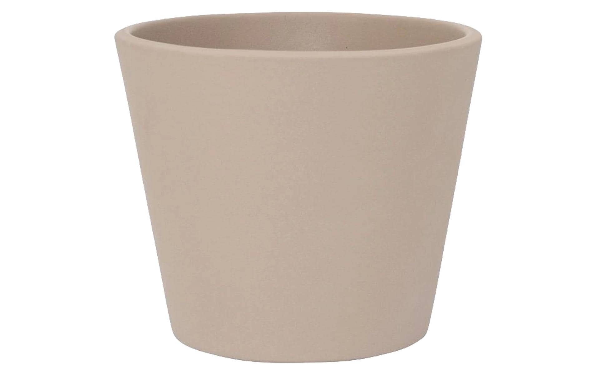 Pottery pots Inez XS Pflanzentopf – Ø 11 × 10 cm – Ton, beige