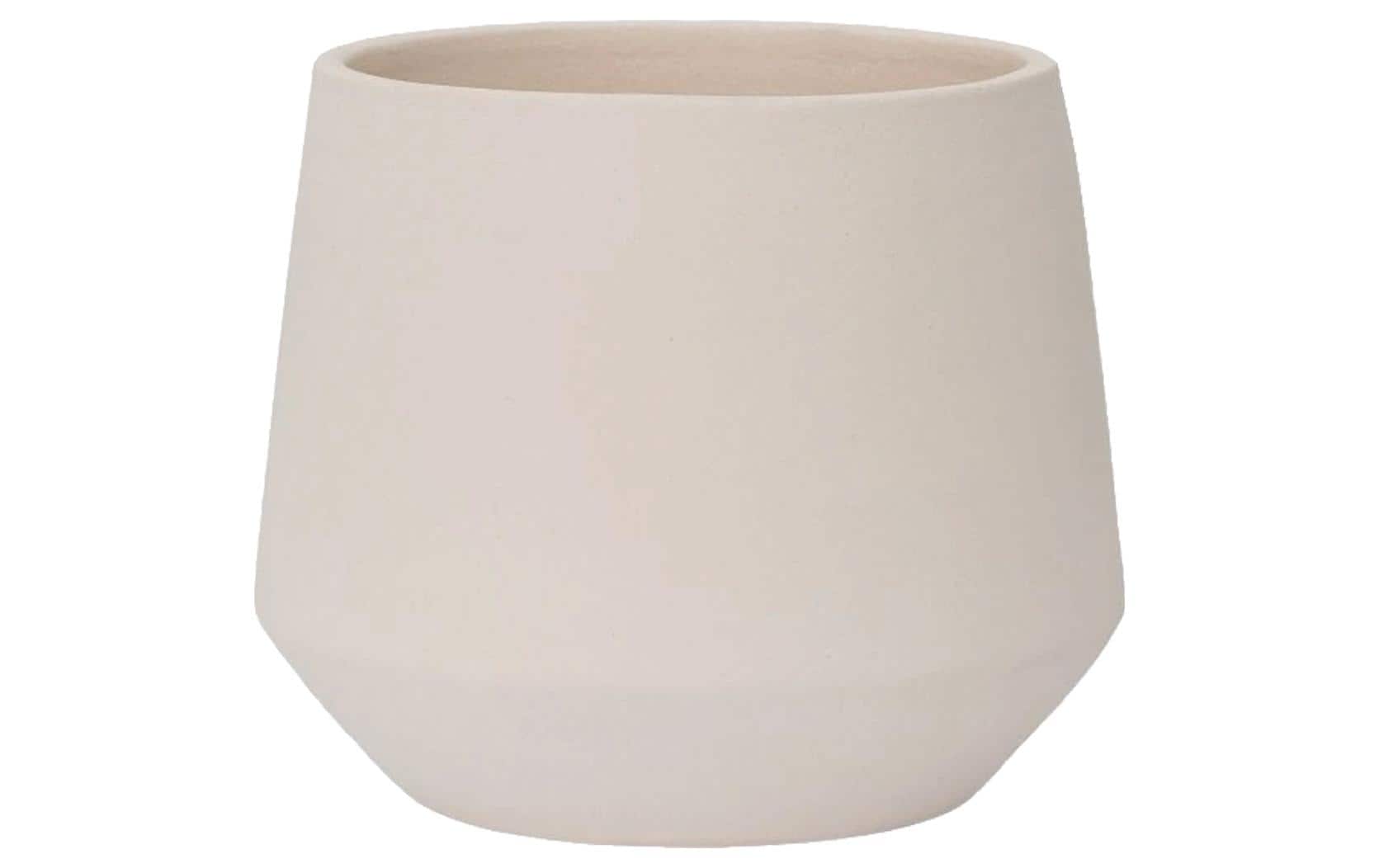 Pottery pots Pflanzentopf – Ø 13 × 13 cm – Ton, Weiss