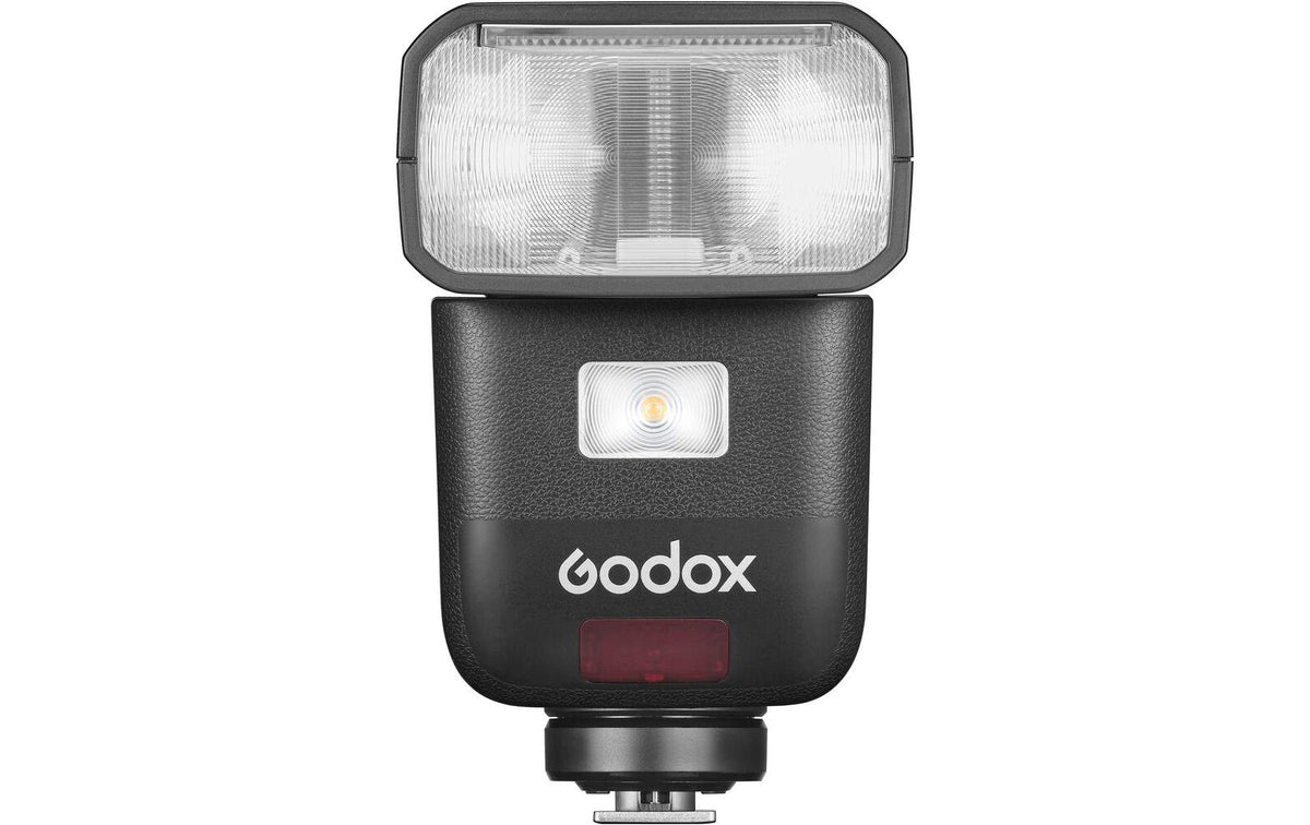 Godox V480F Blitzgerät – GN 50, Akku 2200 mAh, 1,7 s Recycling – für Fujifilm