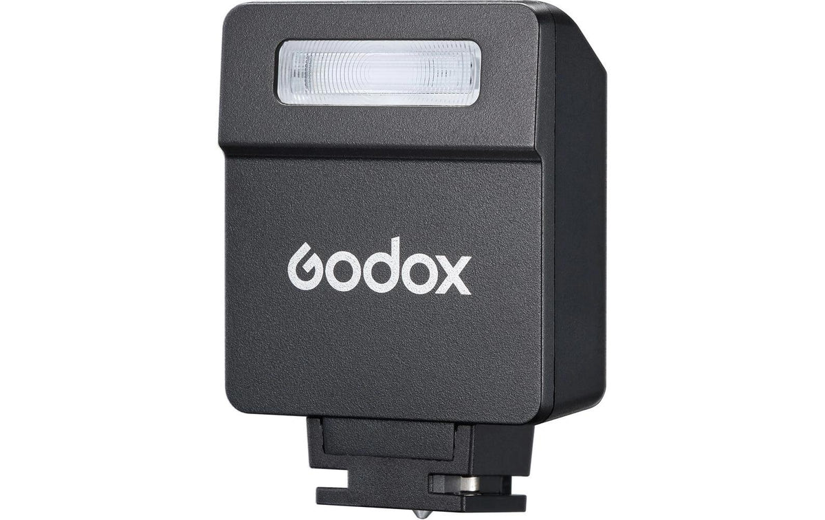 Godox IM22 Mini-Blitz – Leitzahl 22, 470 mAh Li-Ion, 5 Leistungsstufen, 3 s Blitzfolge – für alle Kameras