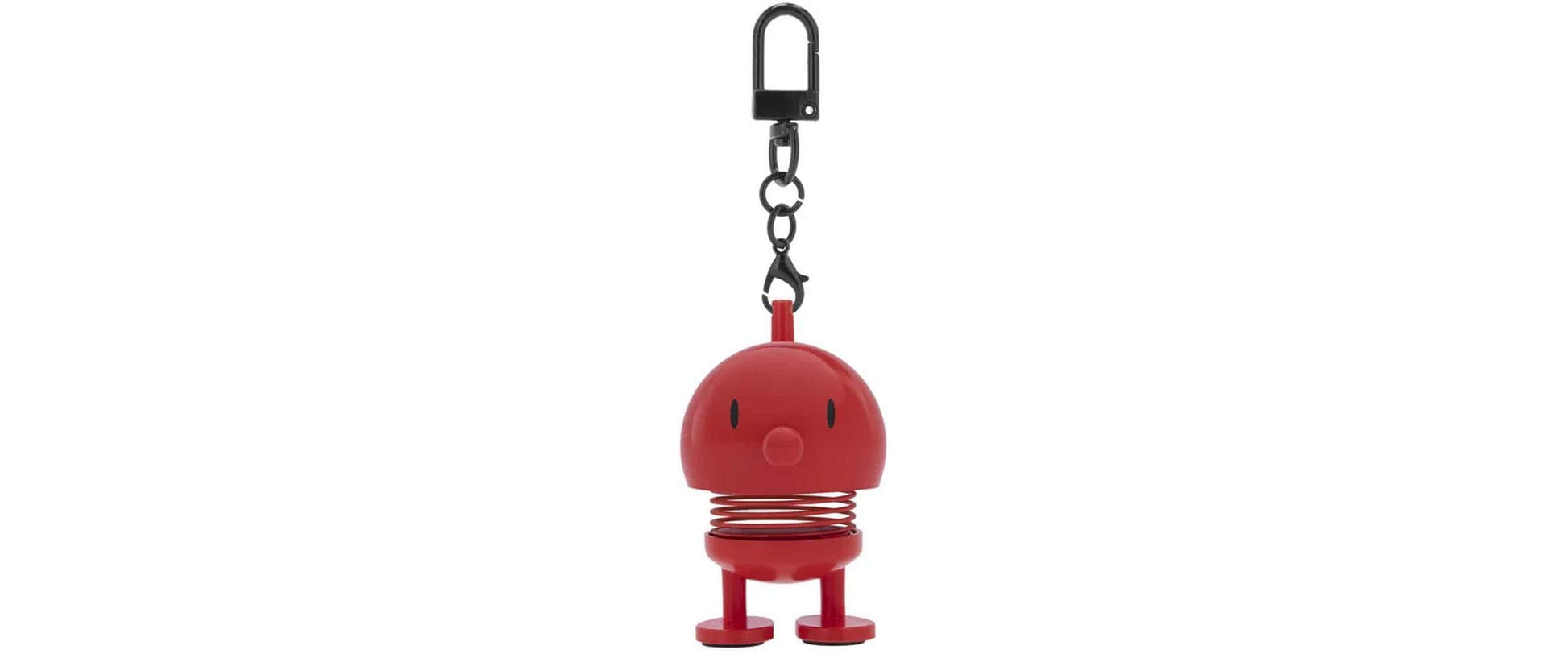 Hoptimist Deko-Schlüsselanhänger – ABS/Stahl, Rot, 40 × 34 × 59 mm