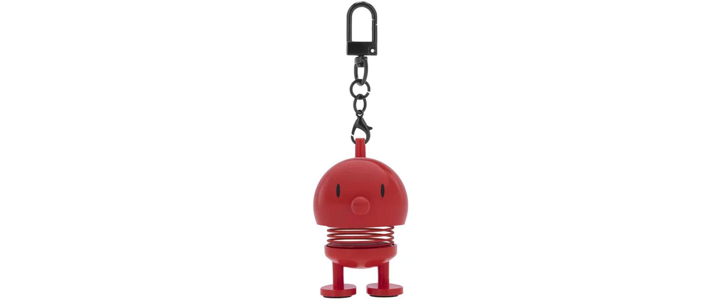Hoptimist Deko-Schlüsselanhänger – ABS/Stahl, Rot, 40 × 34 × 59 mm
