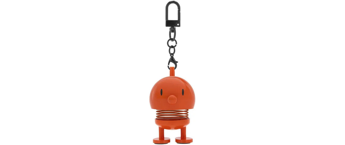Hoptimist Schlüsselanhänger – ABS/Stahl, Orange, 40 × 34 × 59 mm
