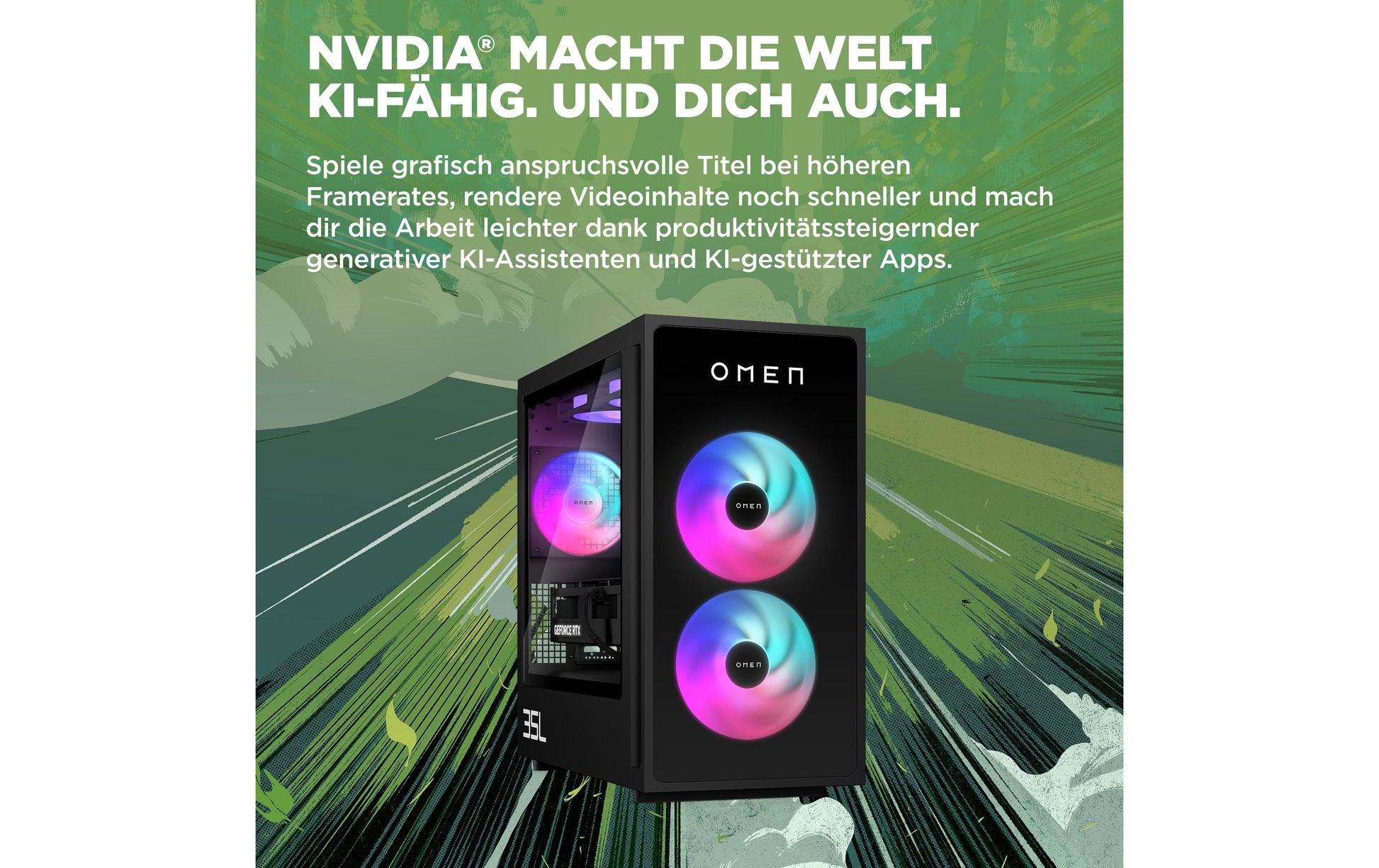HP OMEN GT16 Tower – Intel Core i7-14700F, 32 GB RAM, 1 TB SSD, NVIDIA RTX 5070 Ti 16 GB, Windows 11 Home