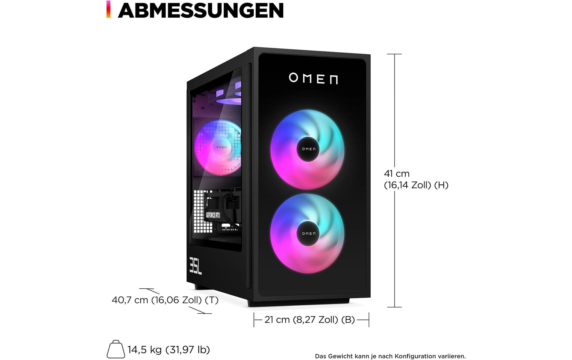 HP OMEN GT16 Tower – Intel Core i7-14700F, 32 GB RAM, 1 TB SSD, NVIDIA RTX 5070 Ti 16 GB, Windows 11 Home