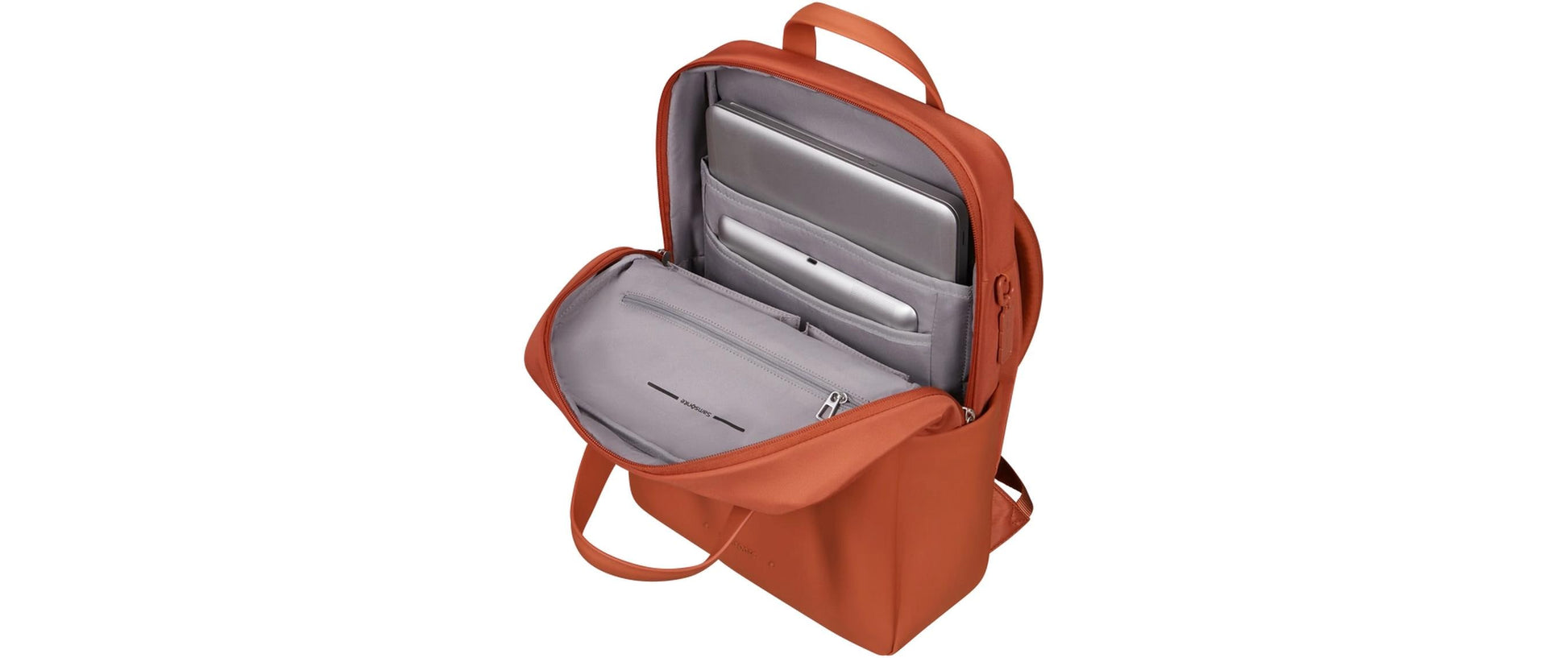 Samsonite Notebook-Rucksack 4PACK – für 14,1", mit Zusatzfächern, Polyester/PU – Rostbraun
