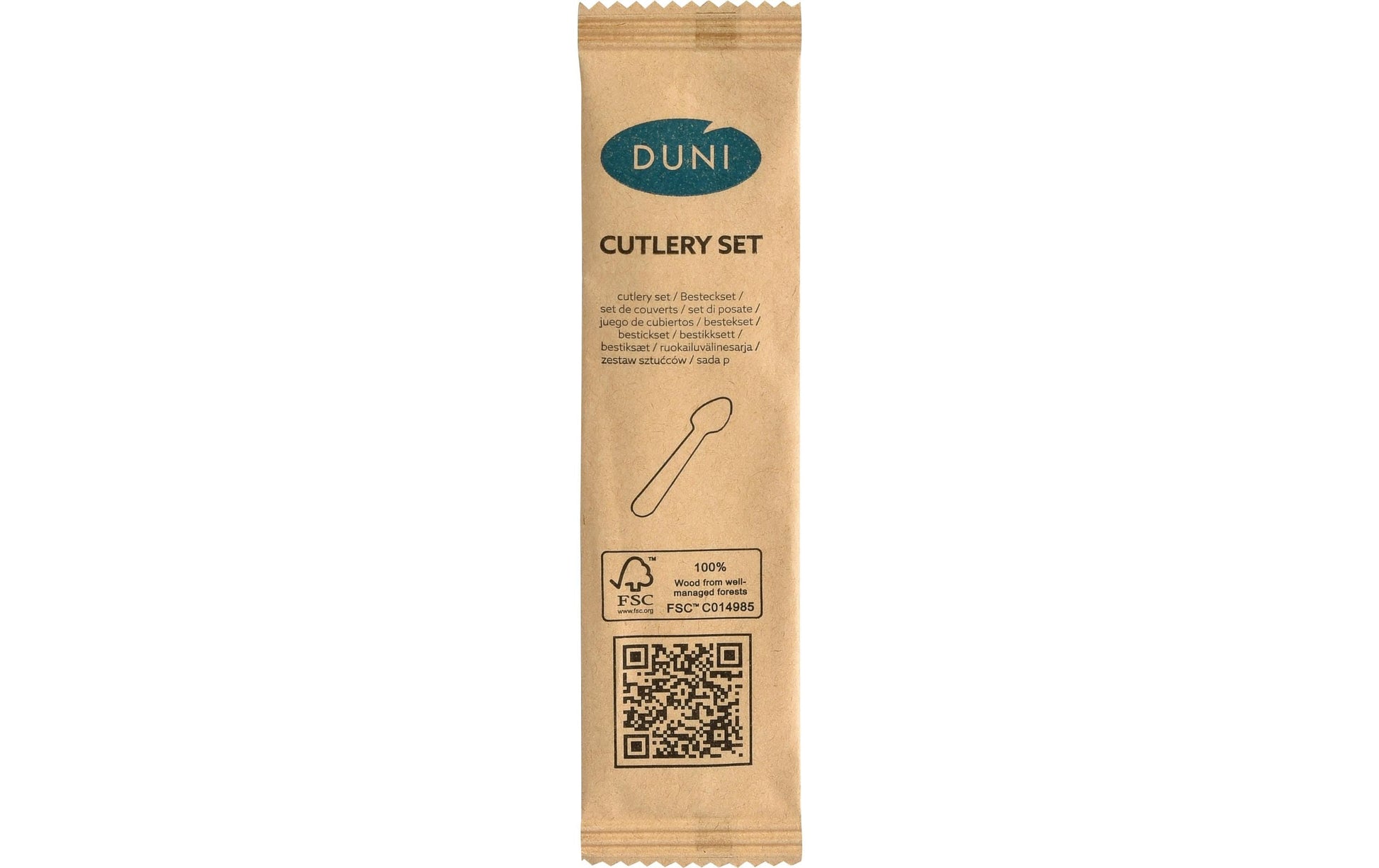 Duni Holz-Kaffeelöffel, beige