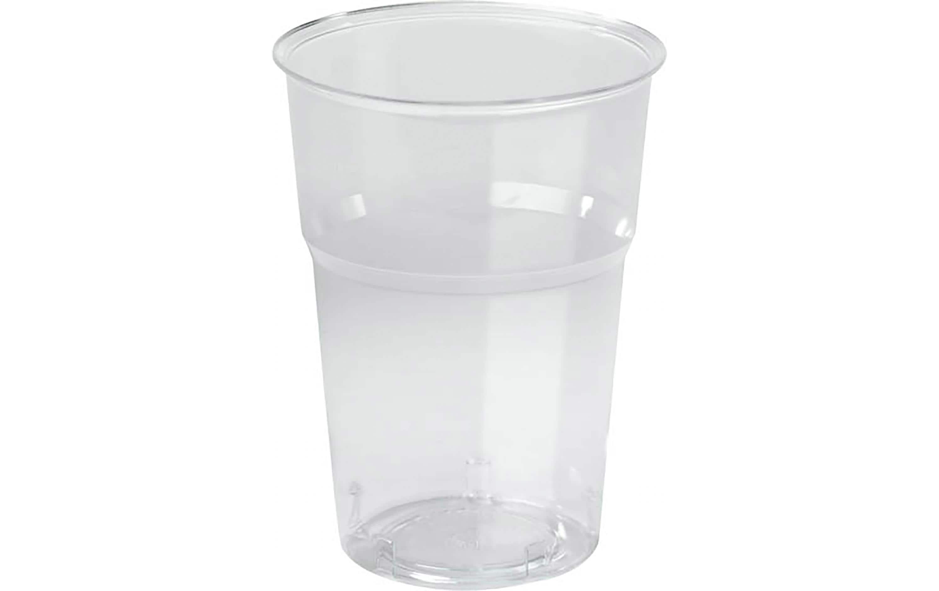 Duni Becher, PS – Ø 8,4 cm, beige/transparent – 50 Stk.