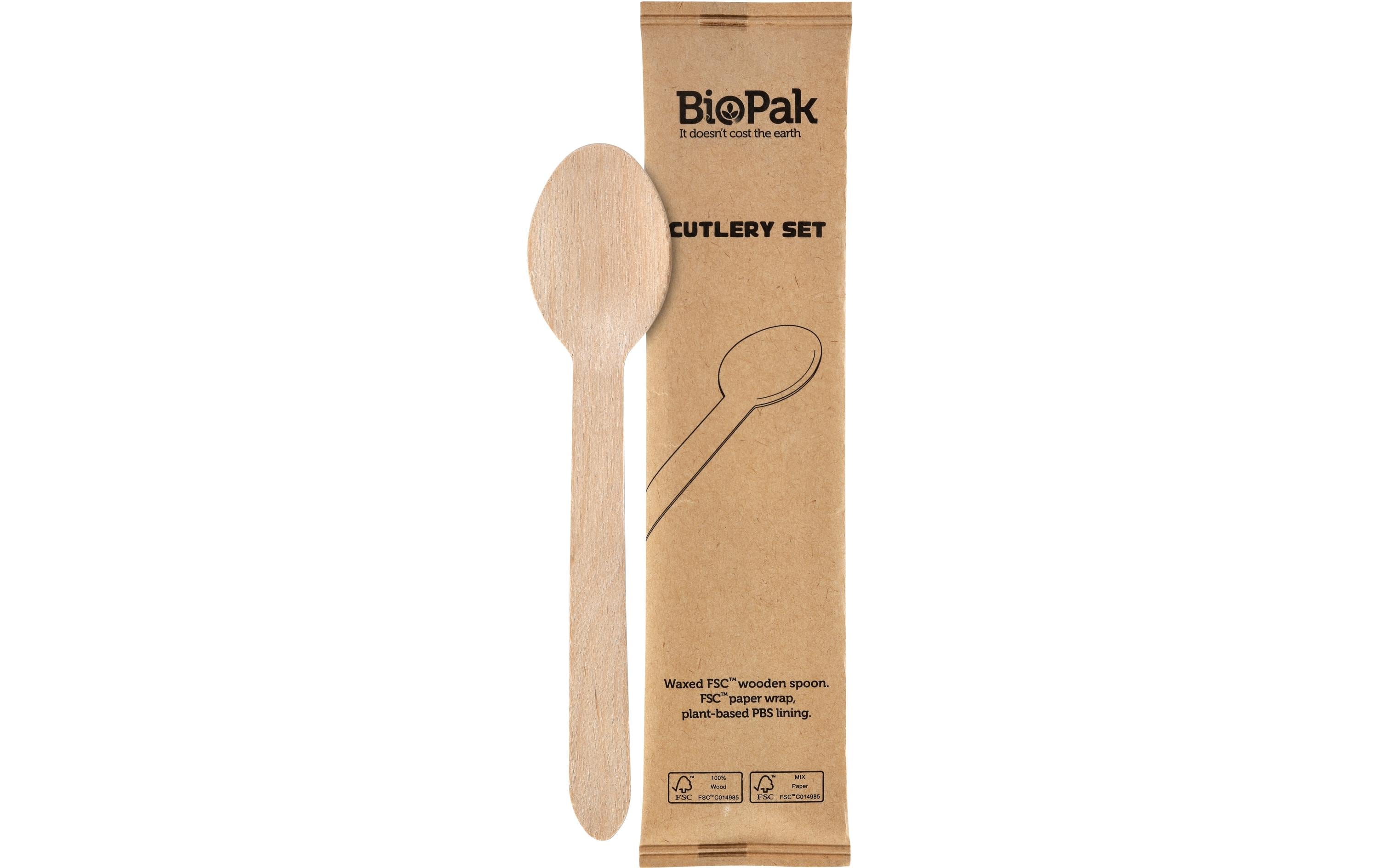 Duni Holzlöffel, beige, 16 cm – 1 Stk.