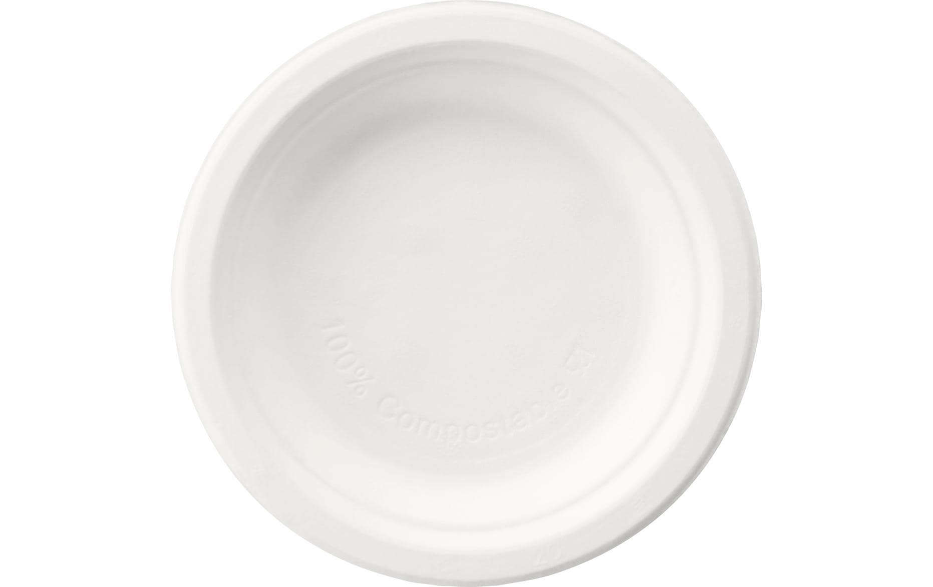 Duni Teller Bagasse (Zuckerrohr), Ø 15 cm, beige – 125 Stk.