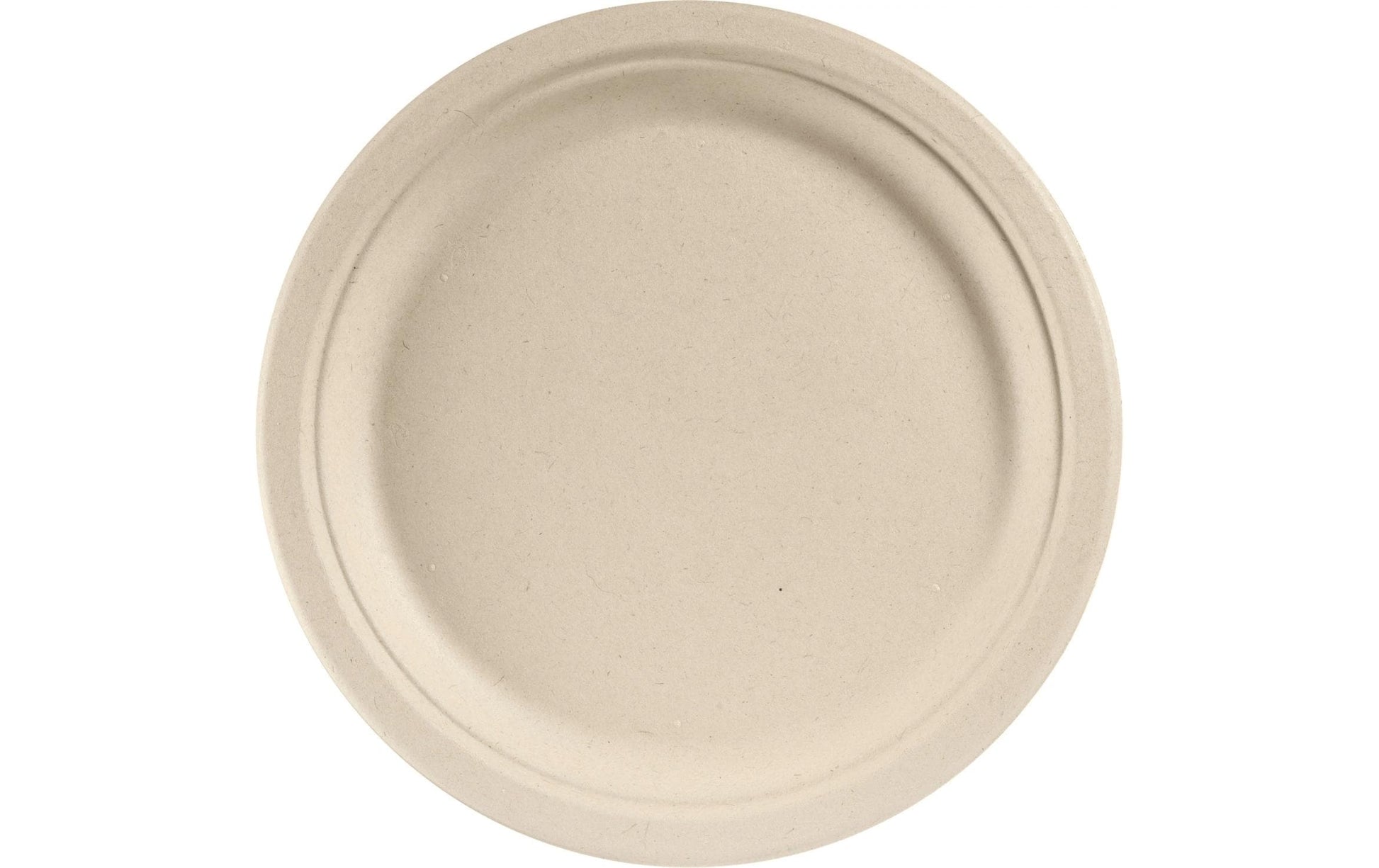 Duni Teller Bagasse (Zuckerrohr), Ø 26 cm – beige/braun – 50 Stk.