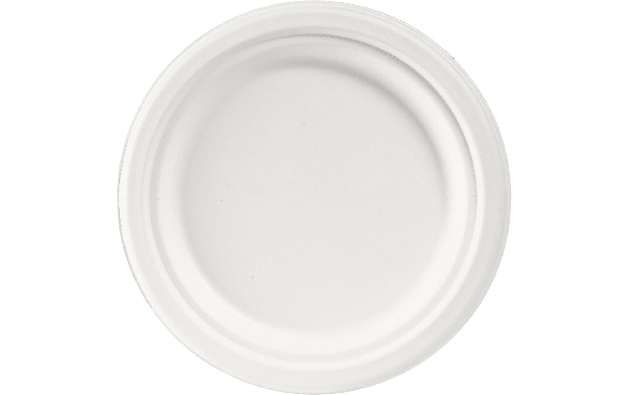 Duni Bagasse Teller (Zuckerrohr) – Ø 17 cm, beige – 50 Stk.
