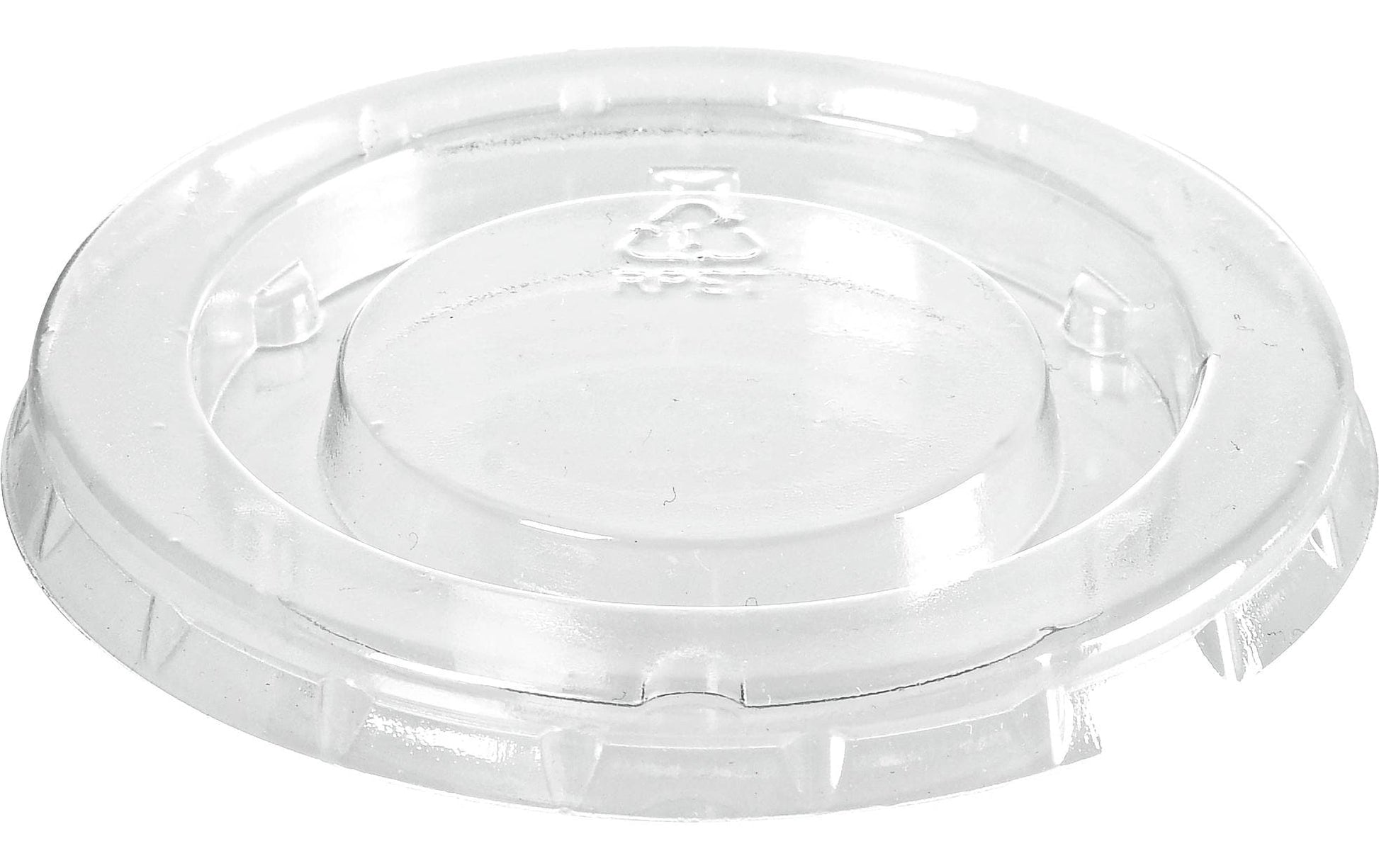 Duni Deckel für Dressingbecher 30/60 ml, rPET – Ø 6,6 cm – beige/transparent – 1500 Stk.