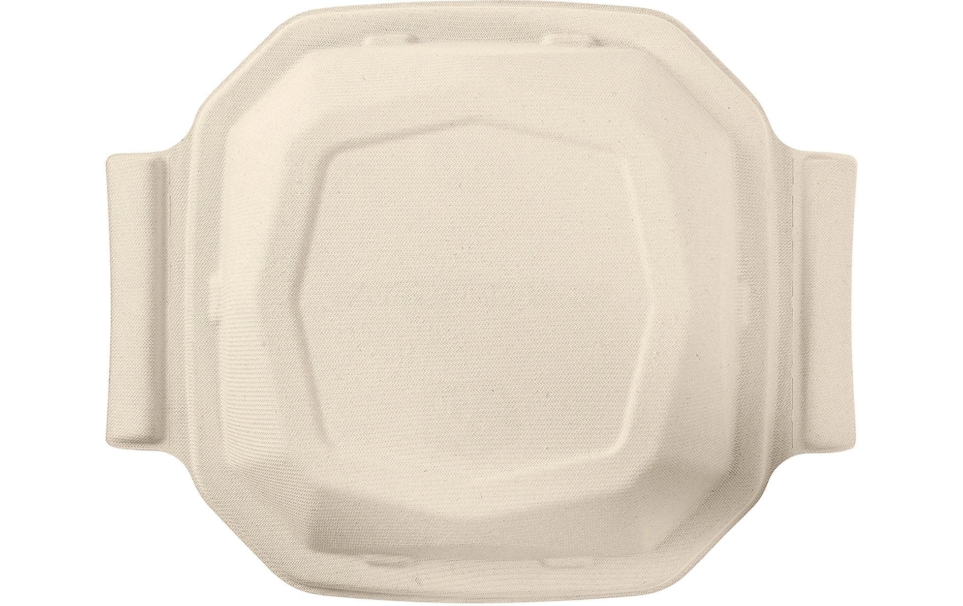 Duni Deckel Octabagasse für Octabagasse-Box 1000 ml, Bagasse (Zuckerrohr) – beige – 200 Stk.