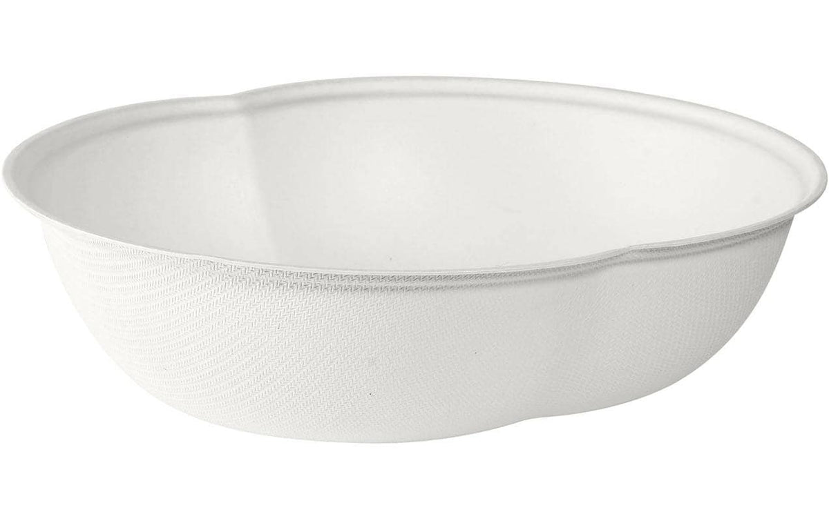 Duni Schale Atlantis, Bagasse (Zuckerrohr) – 500 ml, 16 × 14,9 cm, beige – 1 Stk.