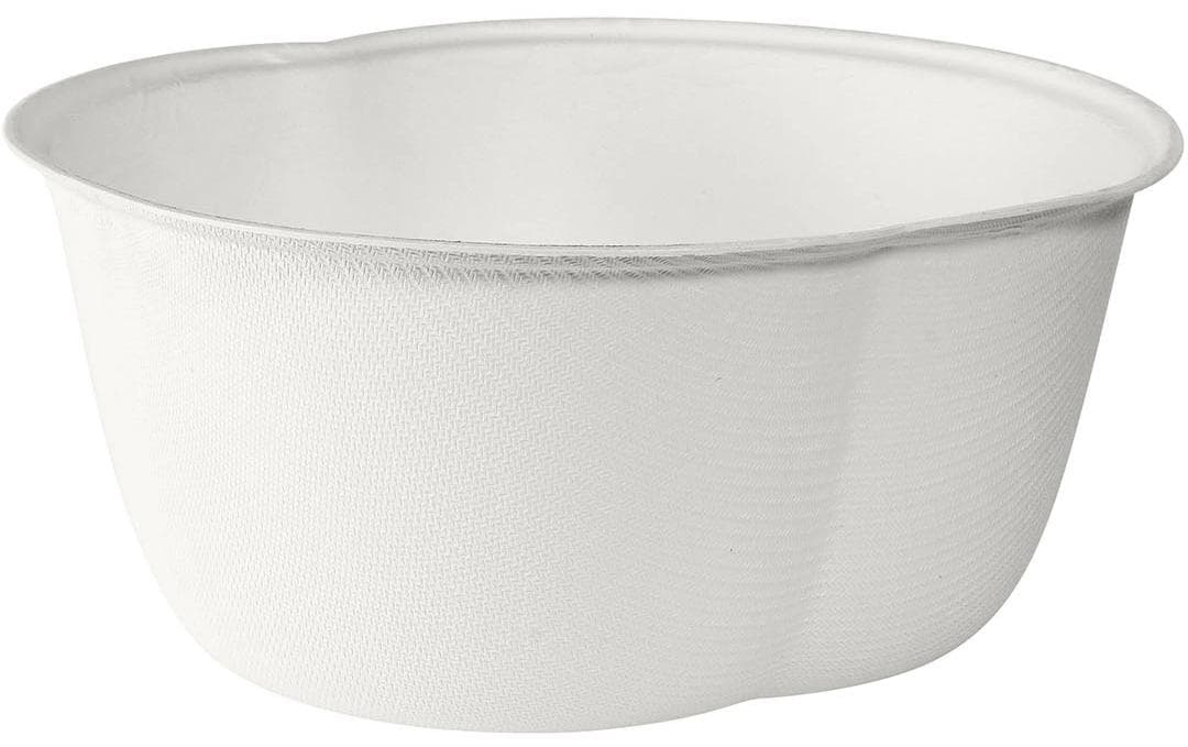 Duni Schale Atlantis, Bagasse (Zuckerrohr) – 900 ml, 16 × 14,9 cm, beige – 440 Stk.